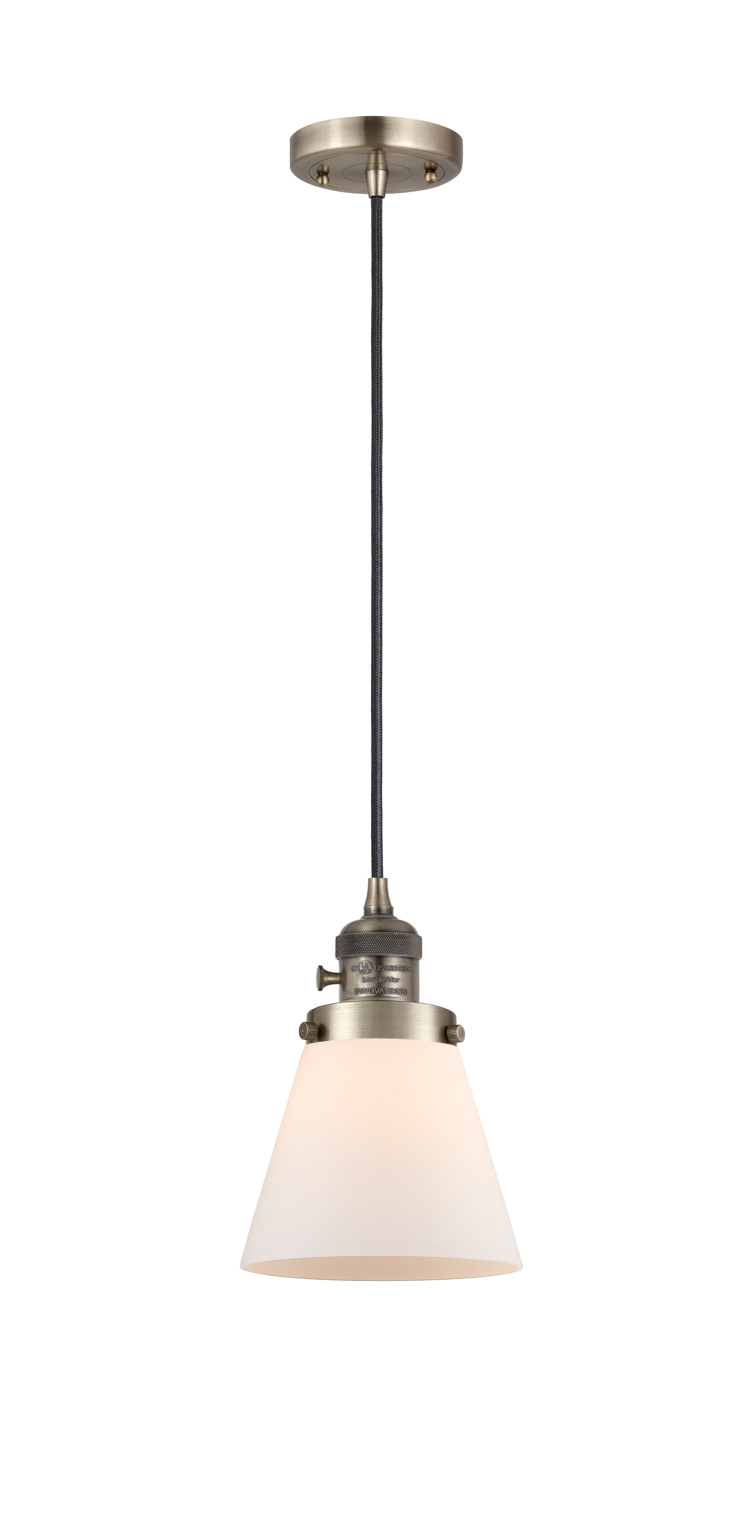 Franklin Restoration Cone Antique Brass Steel