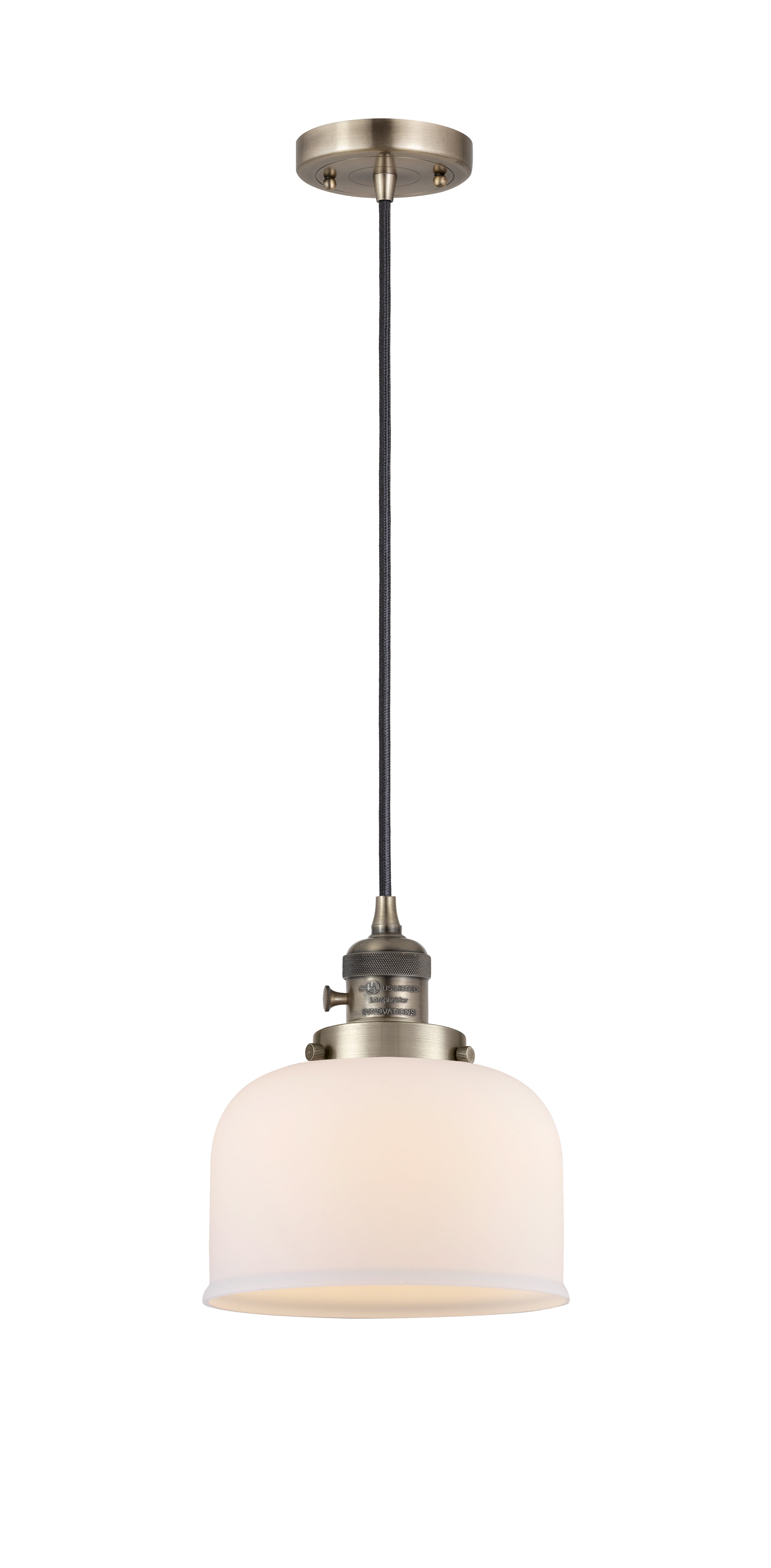 Franklin Restoration Mini Pendant Antique Brass