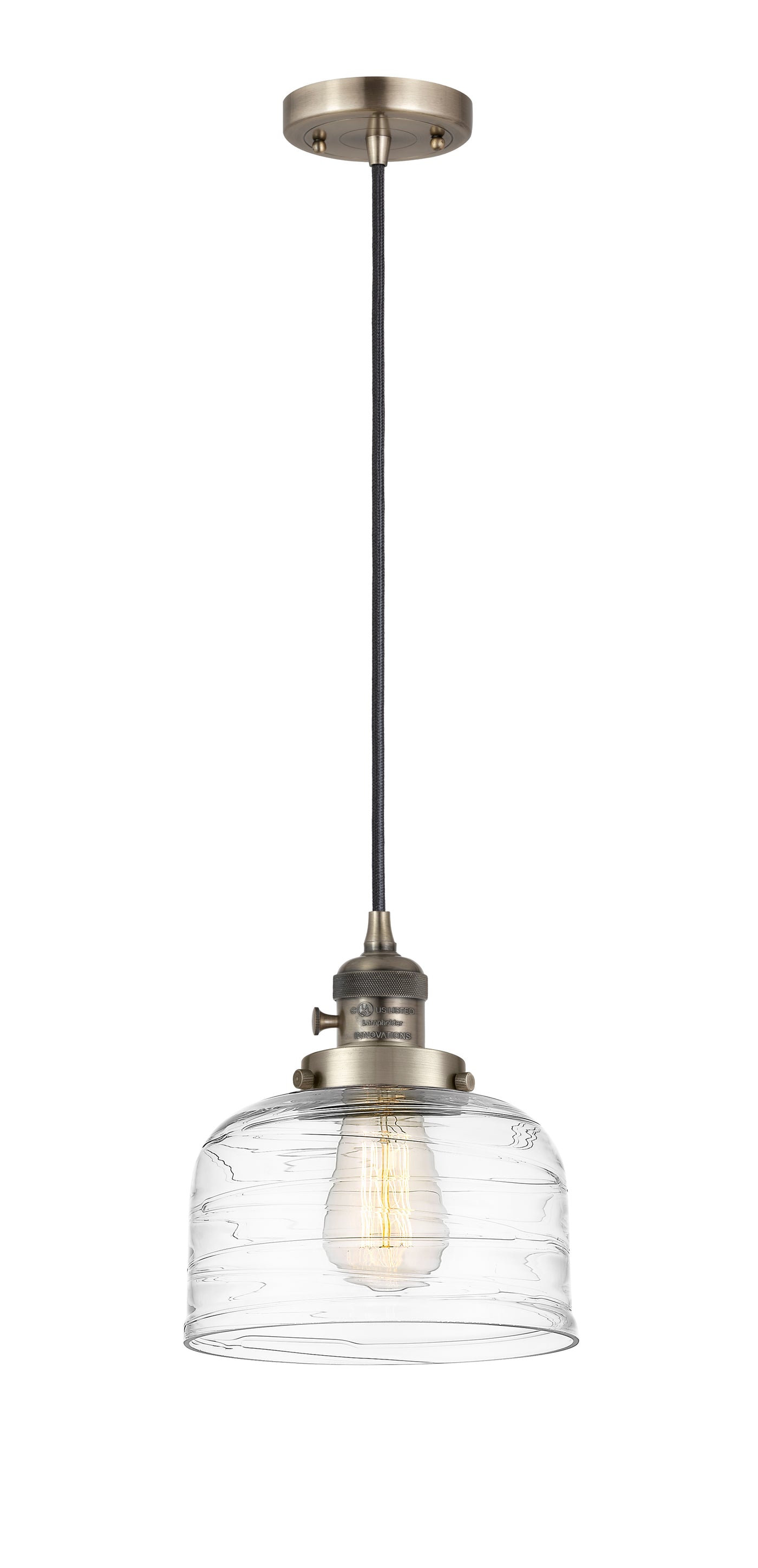 Franklin Restoration Mini Pendant Antique Brass
