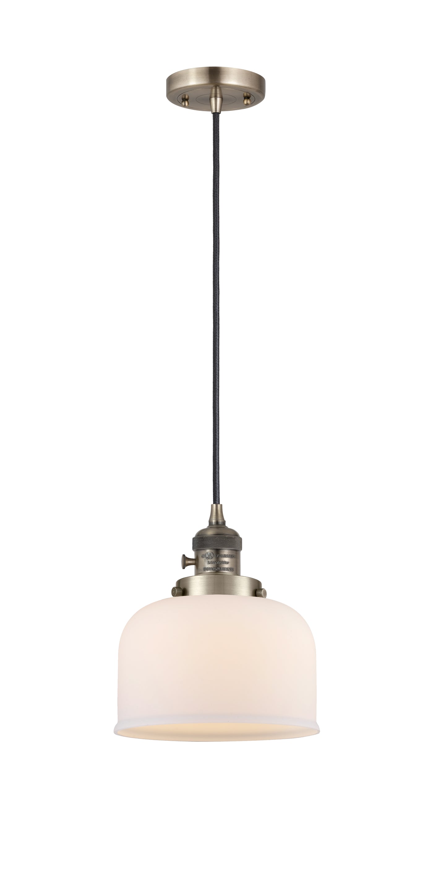 Franklin Restoration Mini Pendant Antique Brass
