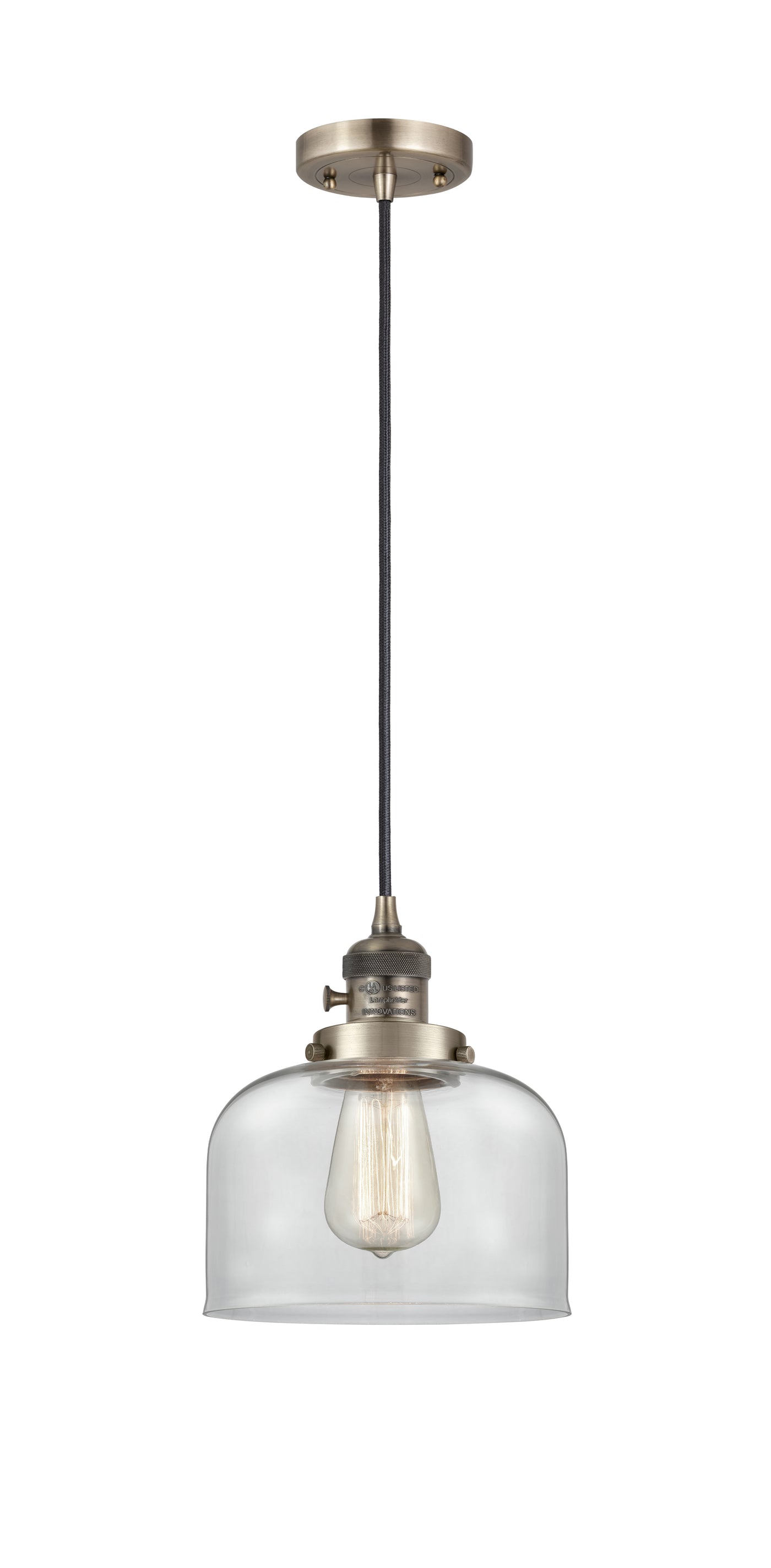 Franklin Restoration Mini Pendant Antique Brass