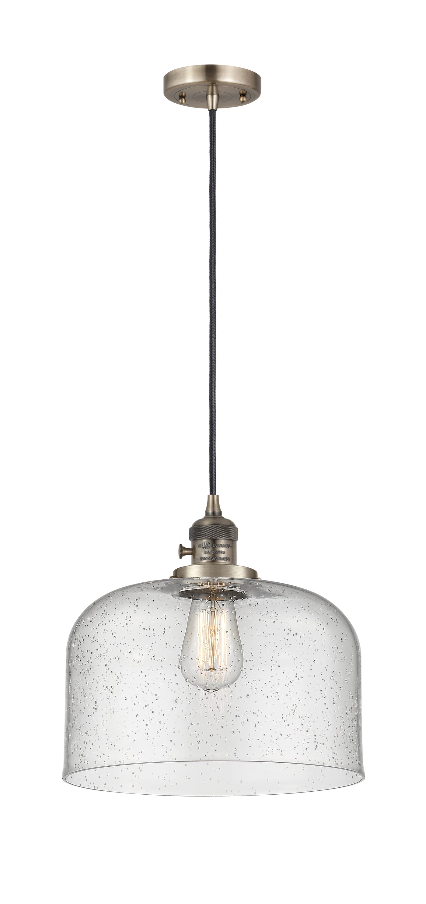 Franklin Restoration Mini Pendant Antique Brass