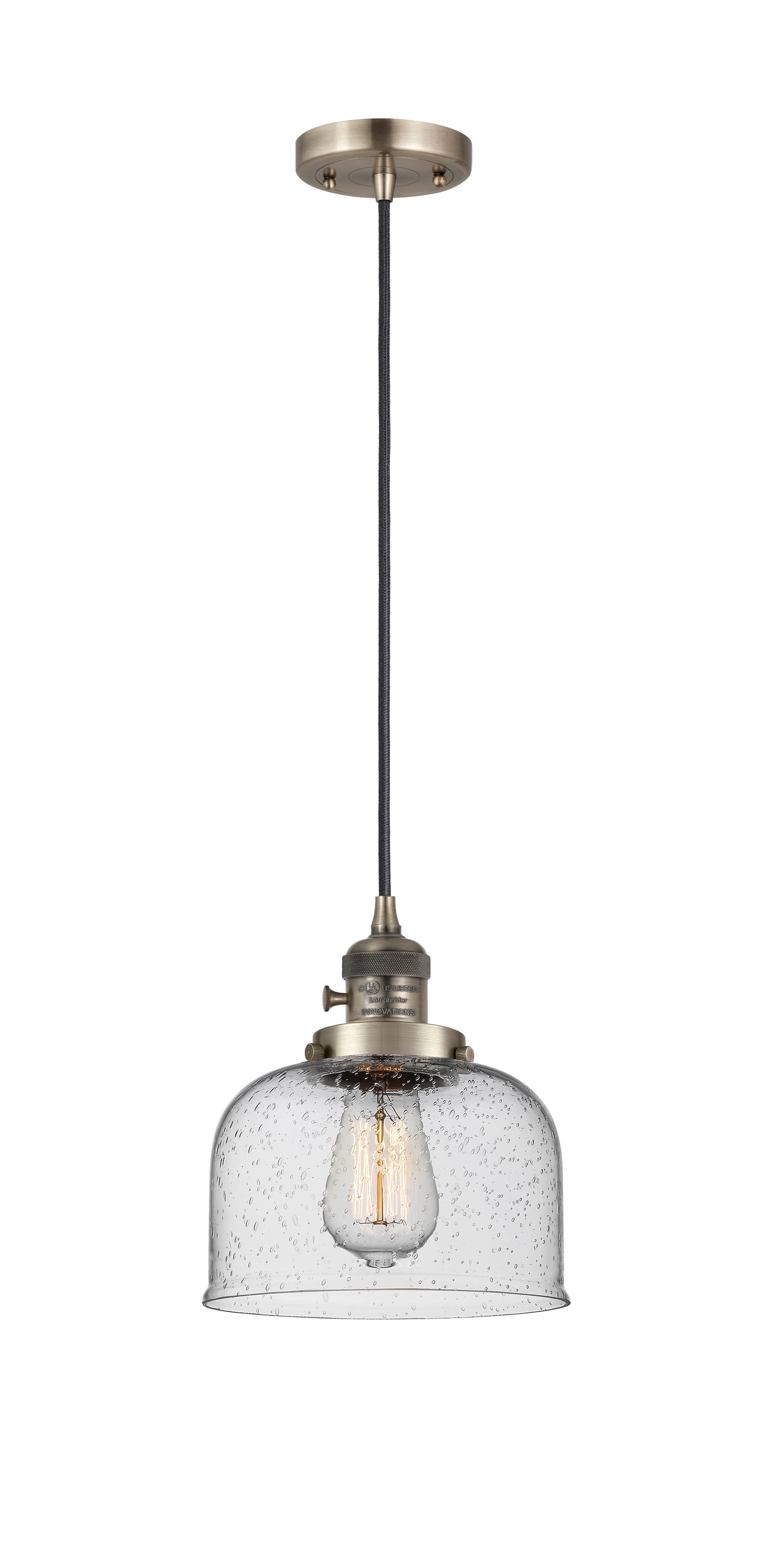 Franklin Restoration Mini Pendant Antique Brass