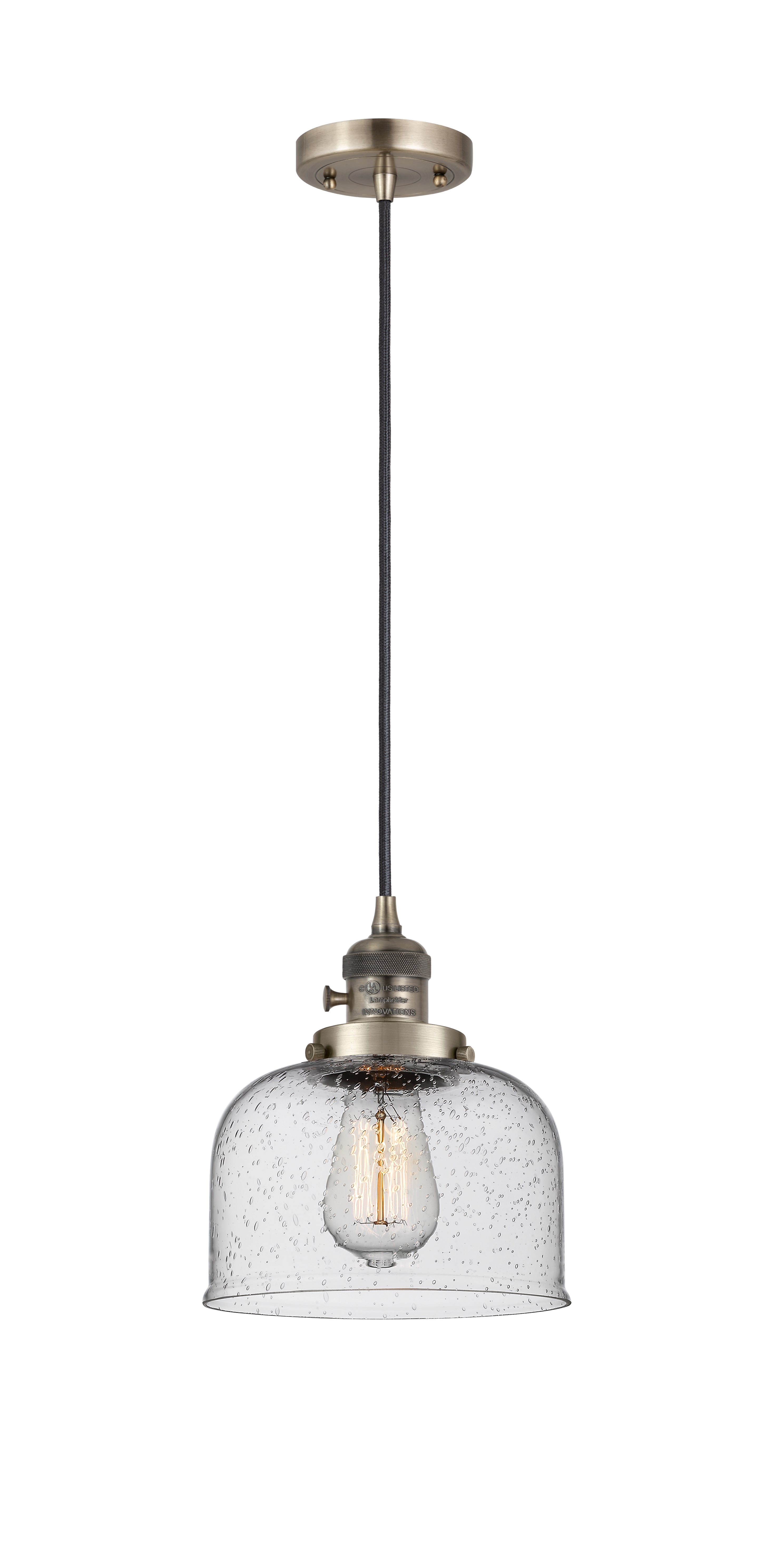Franklin Restoration Mini Pendant Antique Brass