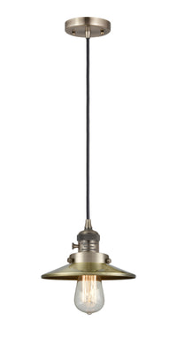 Franklin Restoration Mini Pendant Brass Finish