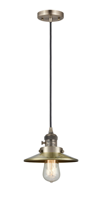 Franklin Restoration Mini Pendant Brass Finish