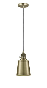 Franklin Restoration Mini Pendant Brass Steel