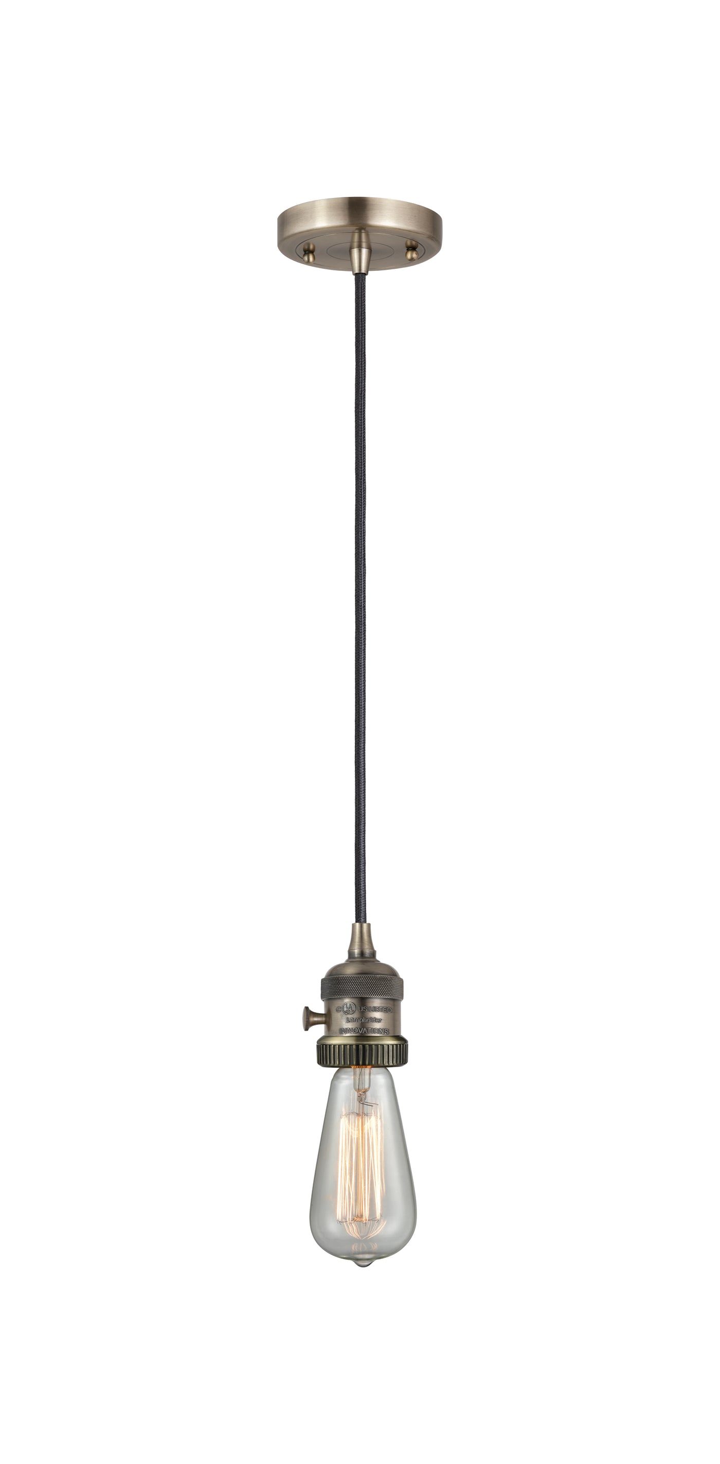 Franklin Restoration Mini Pendant Antique Brass