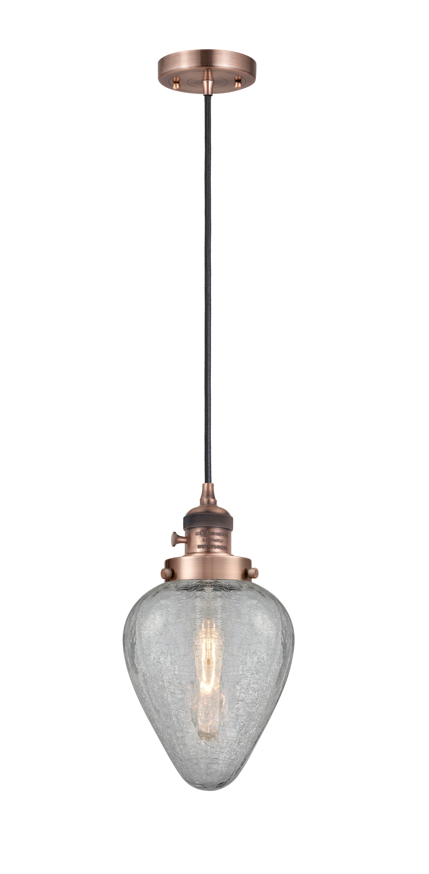 Franklin Restoration Mini Pendant Antique Brass