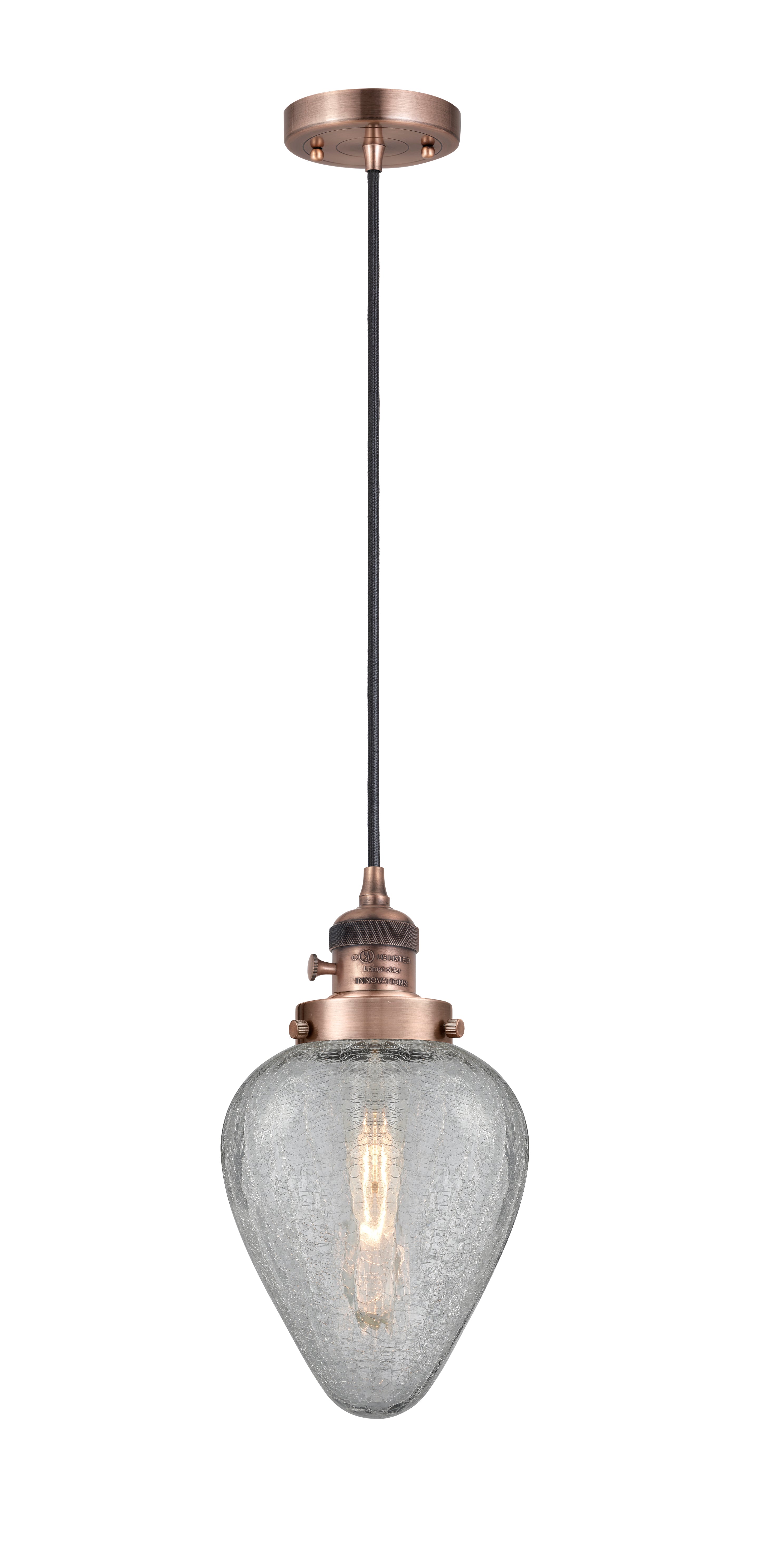 Franklin Restoration Mini Pendant Antique Brass