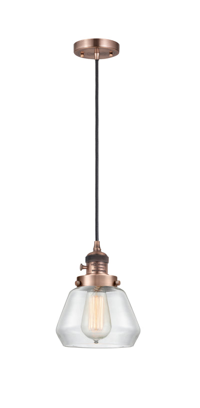 Franklin Restoration Mini Pendant Antique Brass