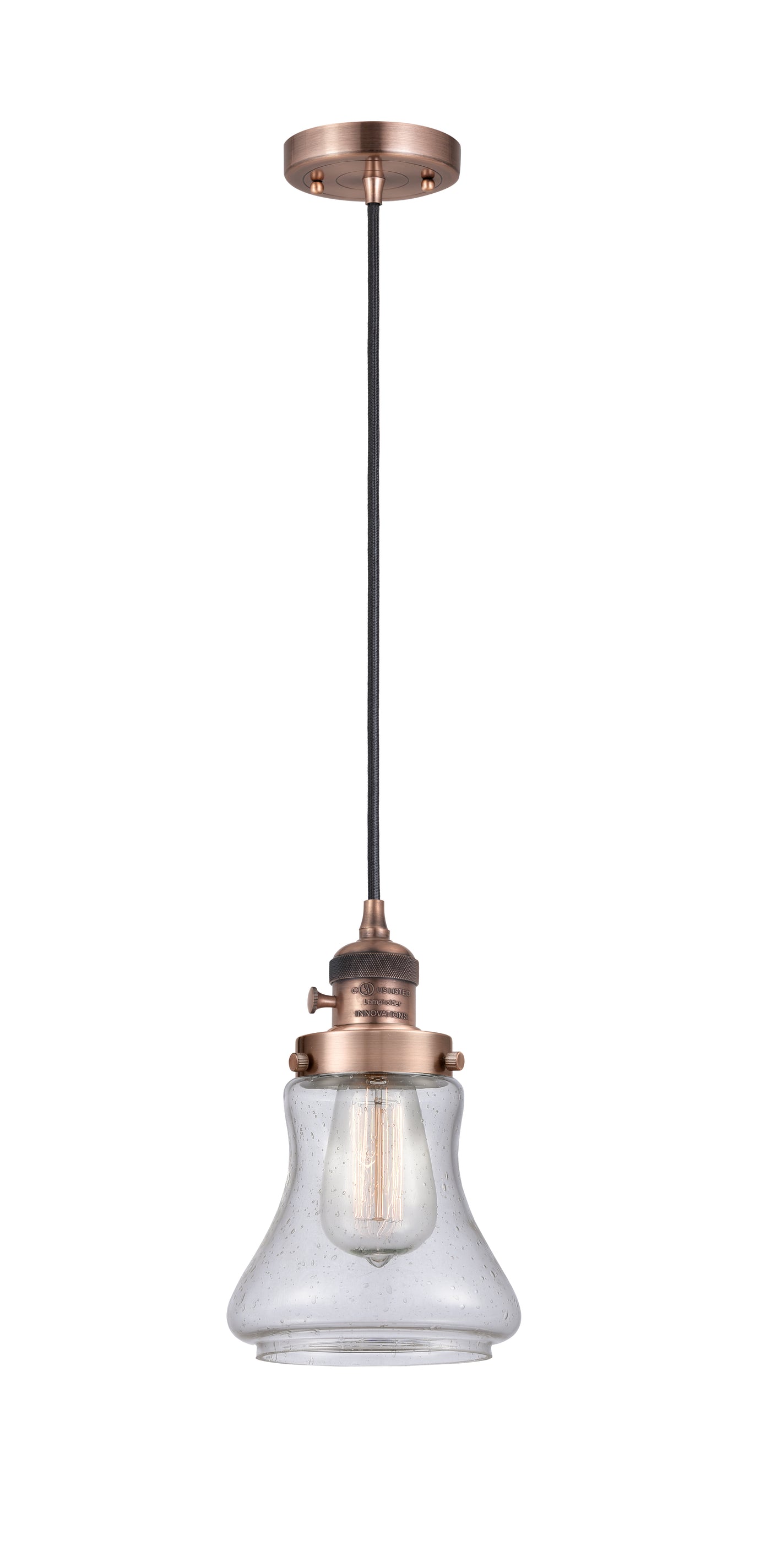 Franklin Restoration Mini Pendant Antique Brass