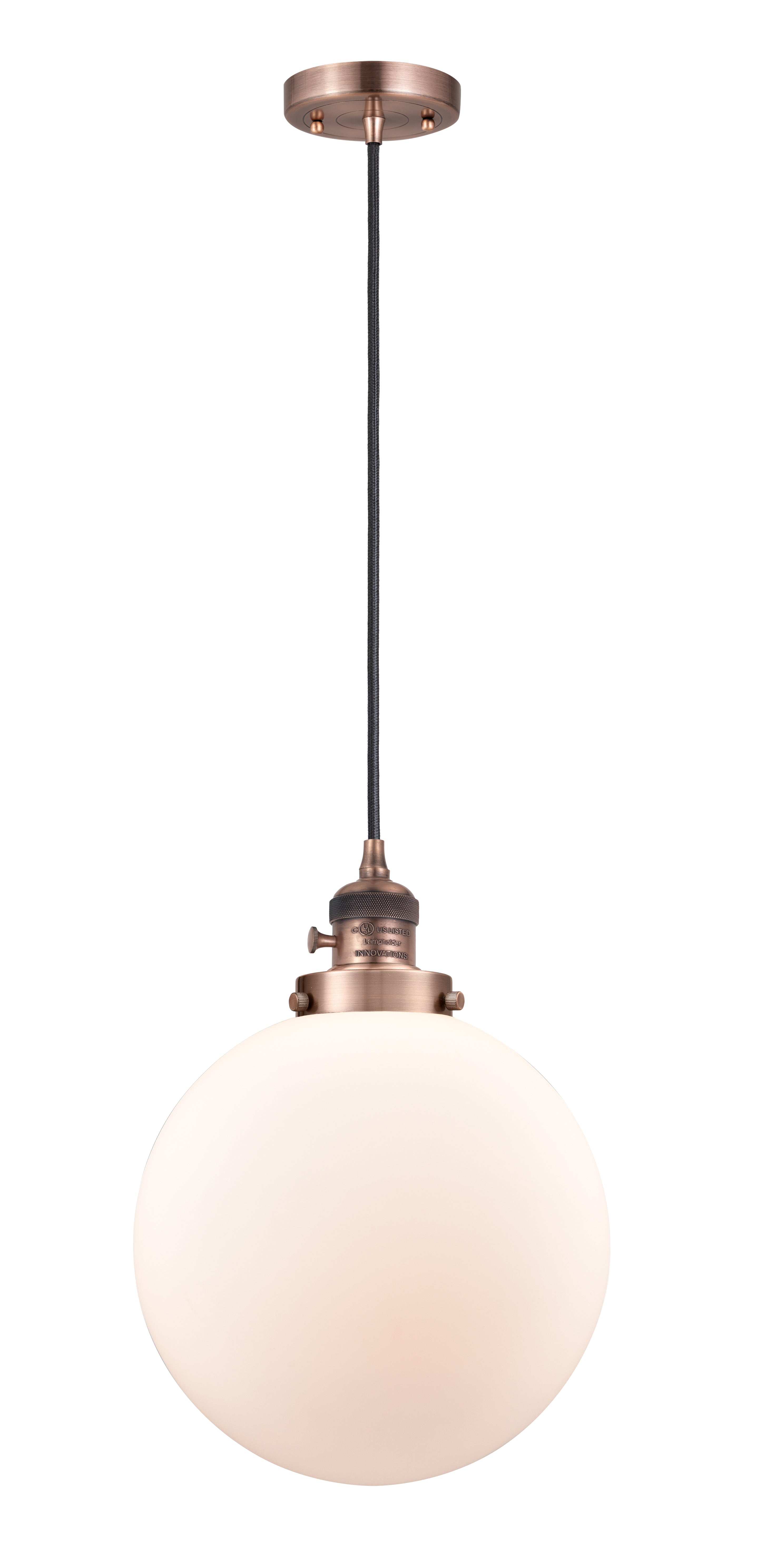 Franklin Restoration Mini Pendant Cast Brass