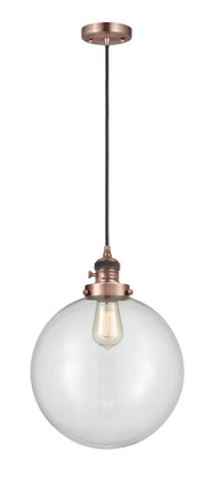 Franklin Restoration Mini Pendant Antique Brass