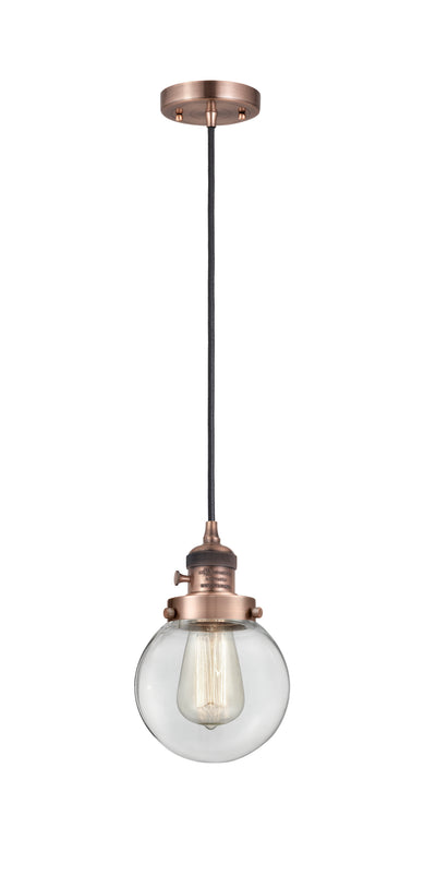 Franklin Restoration Mini Pendant Antique Brass