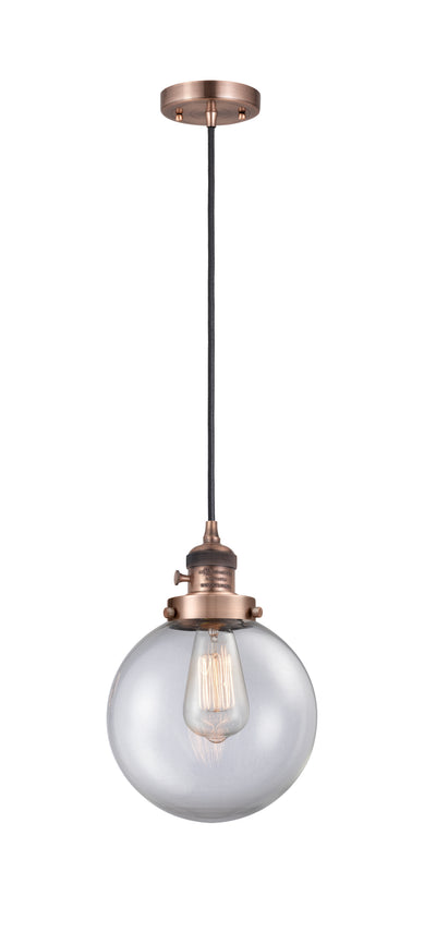 Franklin Restoration Mini Pendant Antique Brass