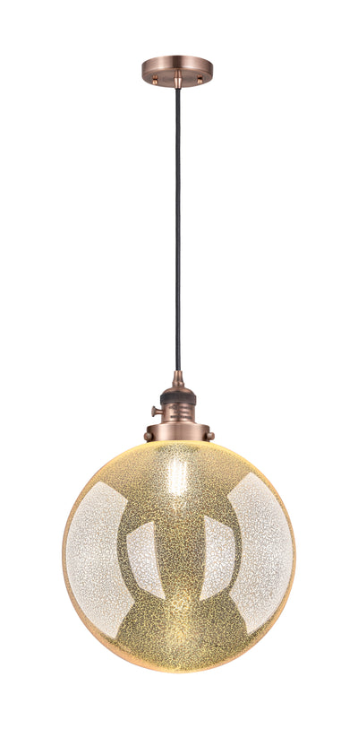 Franklin Restoration Mini Pendant Antique Brass