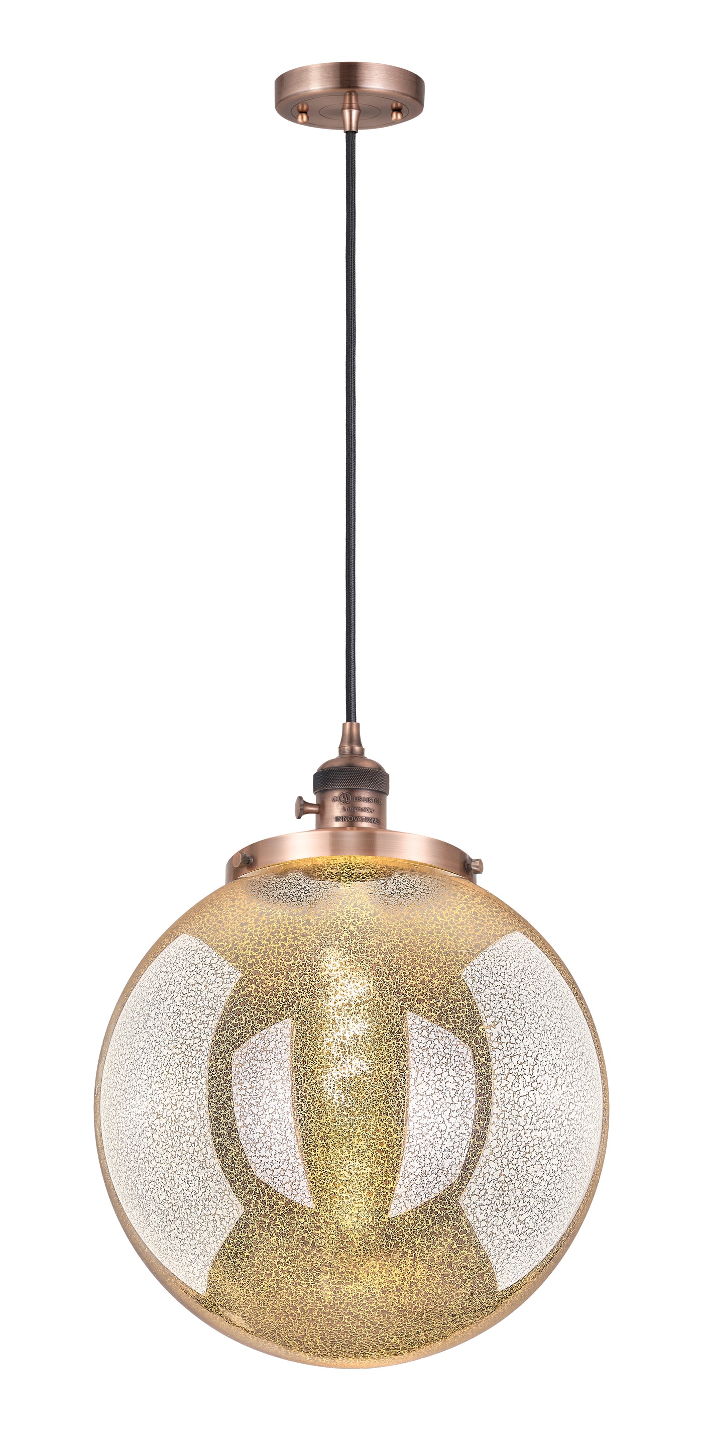 Franklin Restoration Mini Pendant Antique Brass