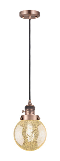 Franklin Restoration Mini Pendant Antique Brass