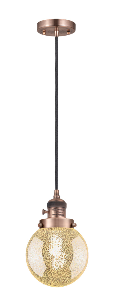 Franklin Restoration Mini Pendant Antique Brass