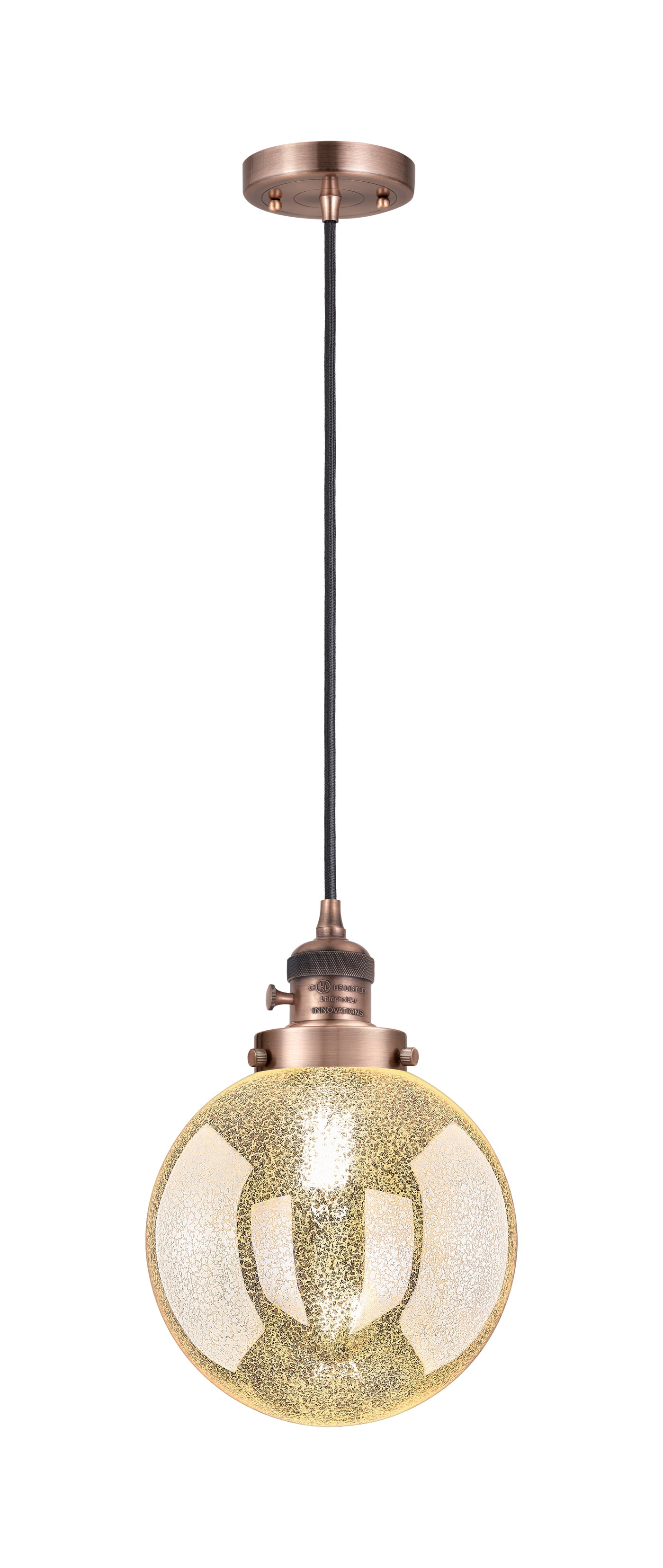 Franklin Restoration Mini Pendant Antique Brass