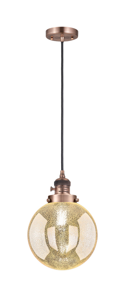 Franklin Restoration Mini Pendant Antique Brass