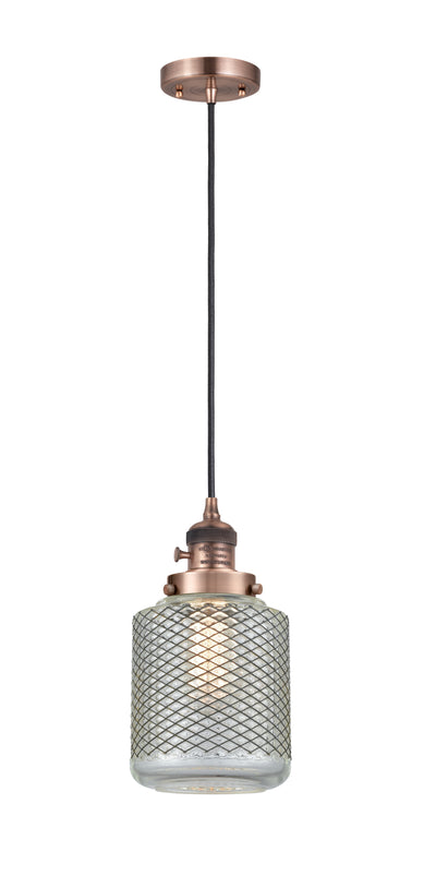 Franklin Restoration Mini Pendant Brass Steel