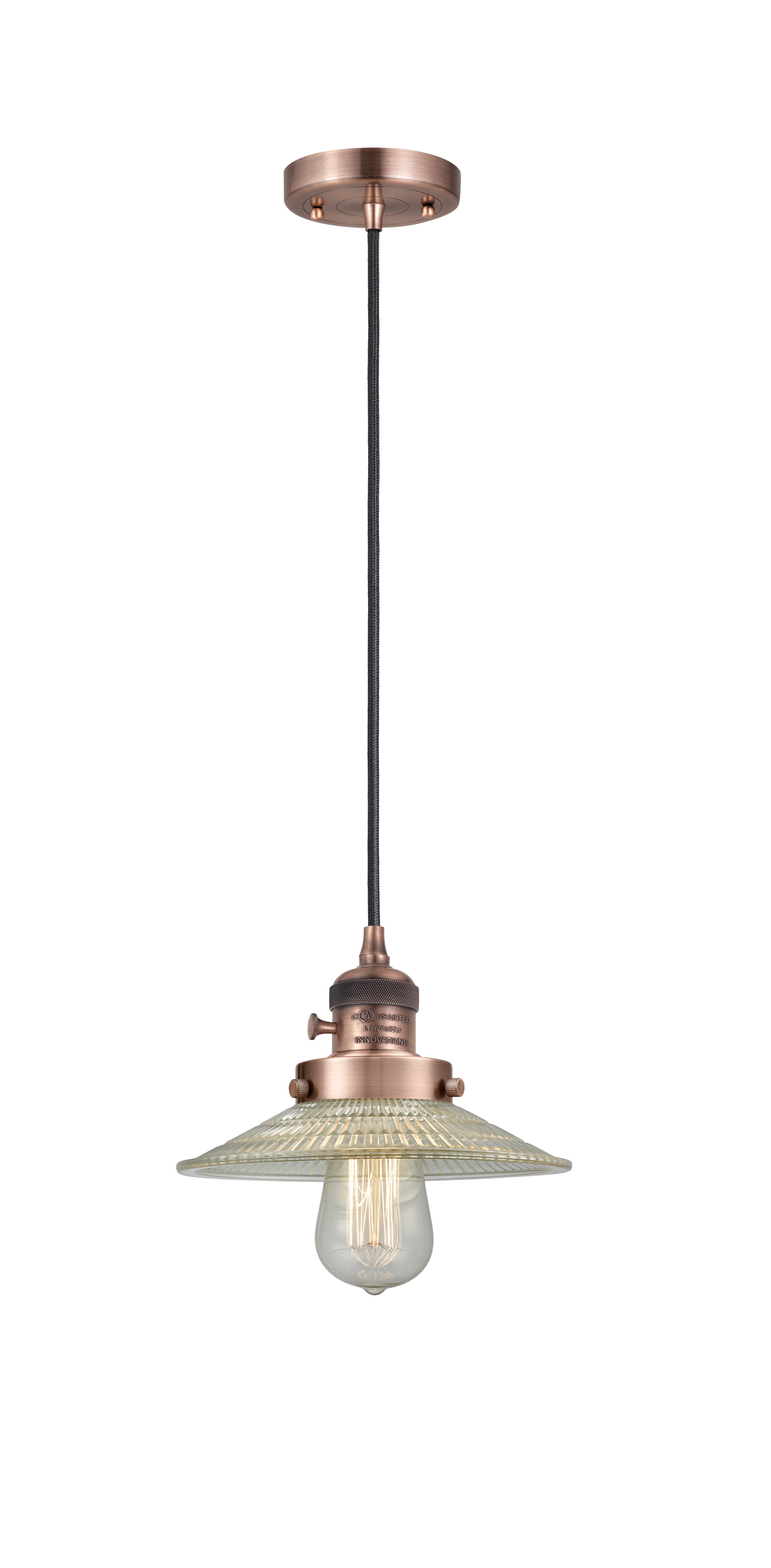 Franklin Restoration Mini Pendant Antique Brass
