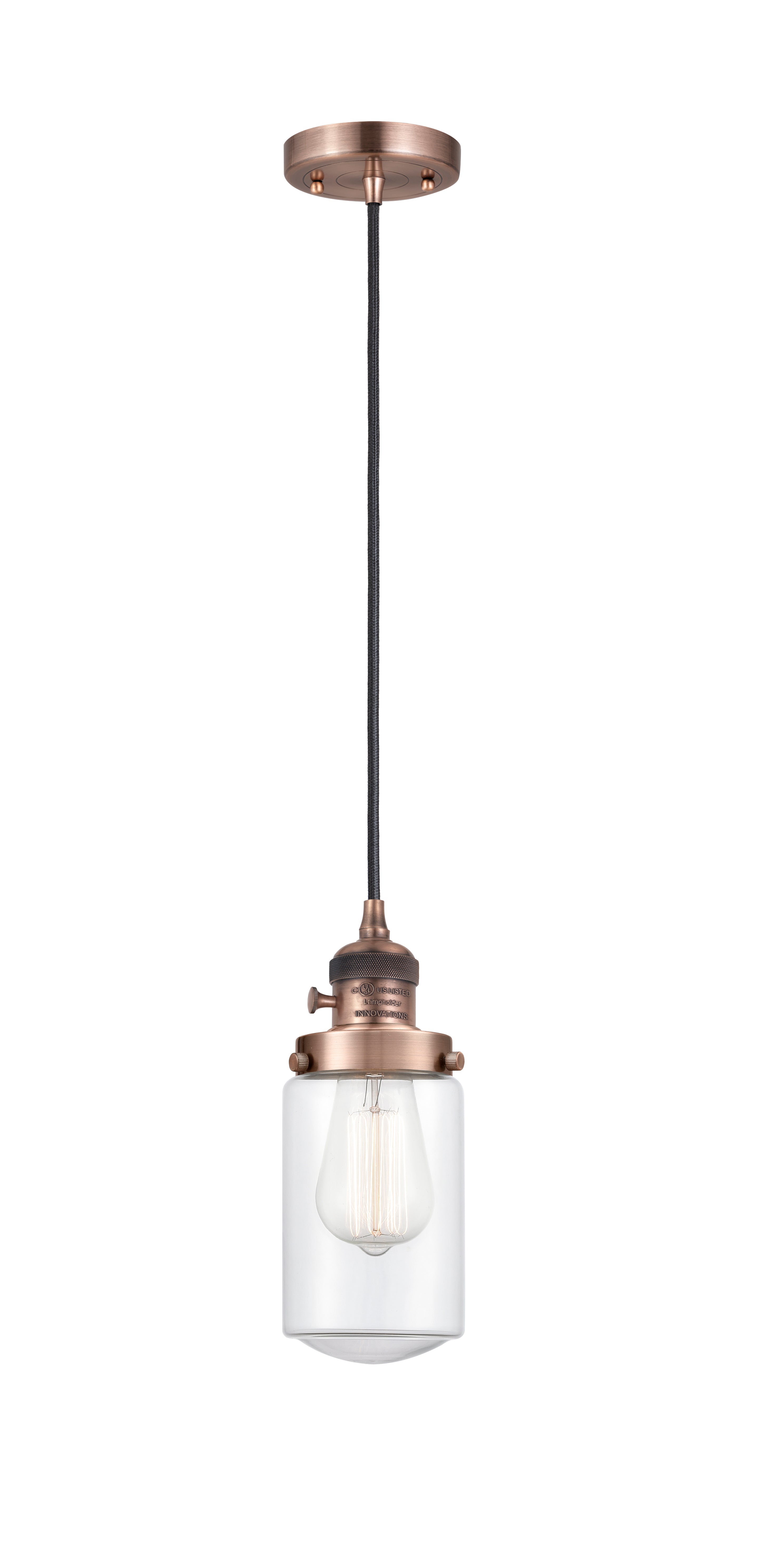 Franklin Restoration Mini Pendant Brass