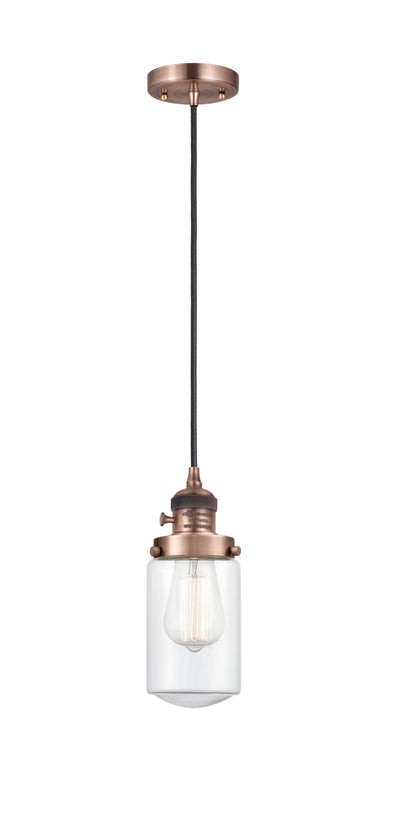 Franklin Restoration Mini Pendant Antique Brass