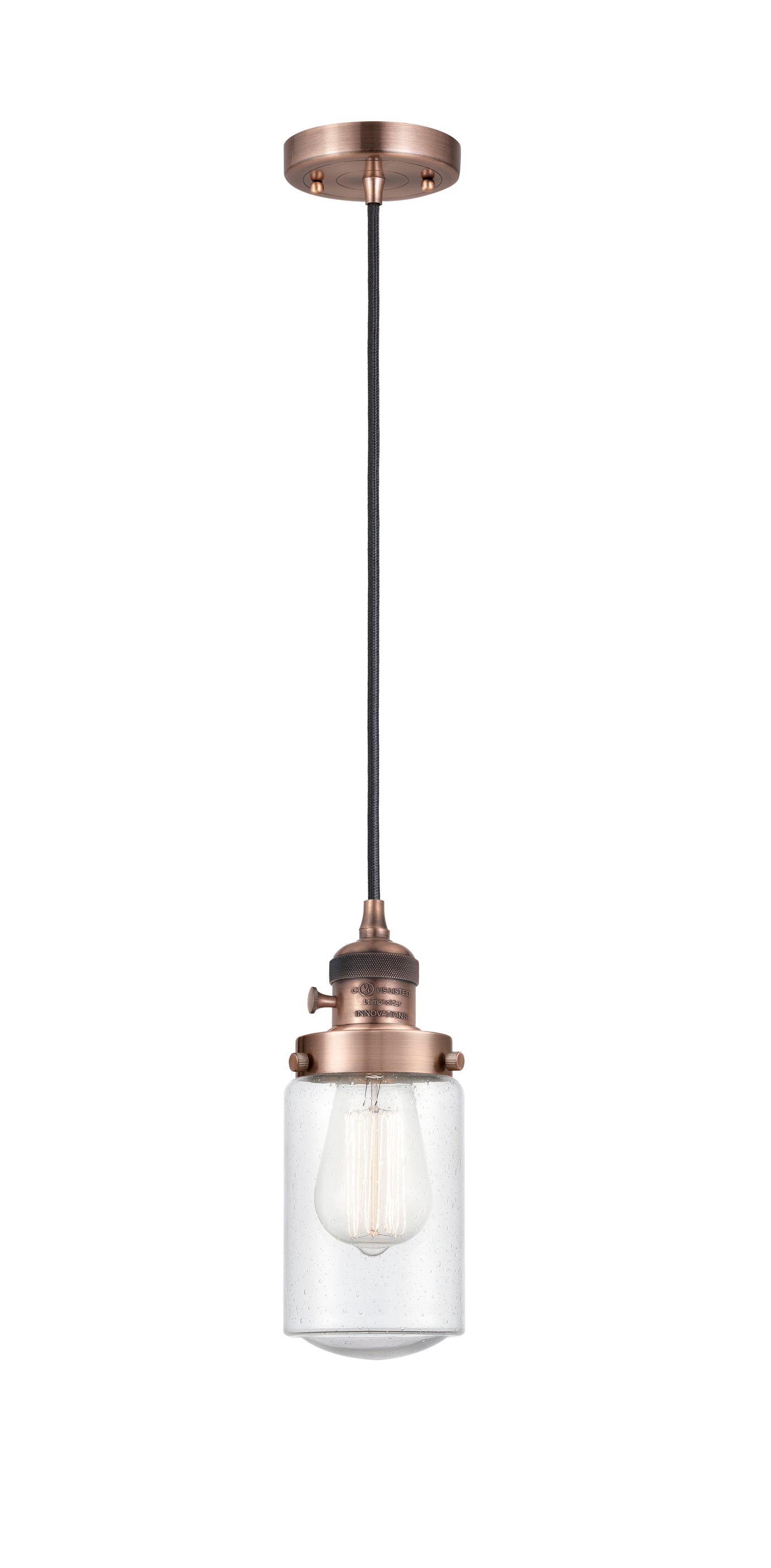 Franklin Restoration Mini Pendant Antique Brass