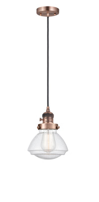 Franklin Restoration Mini Pendant Antique Brass