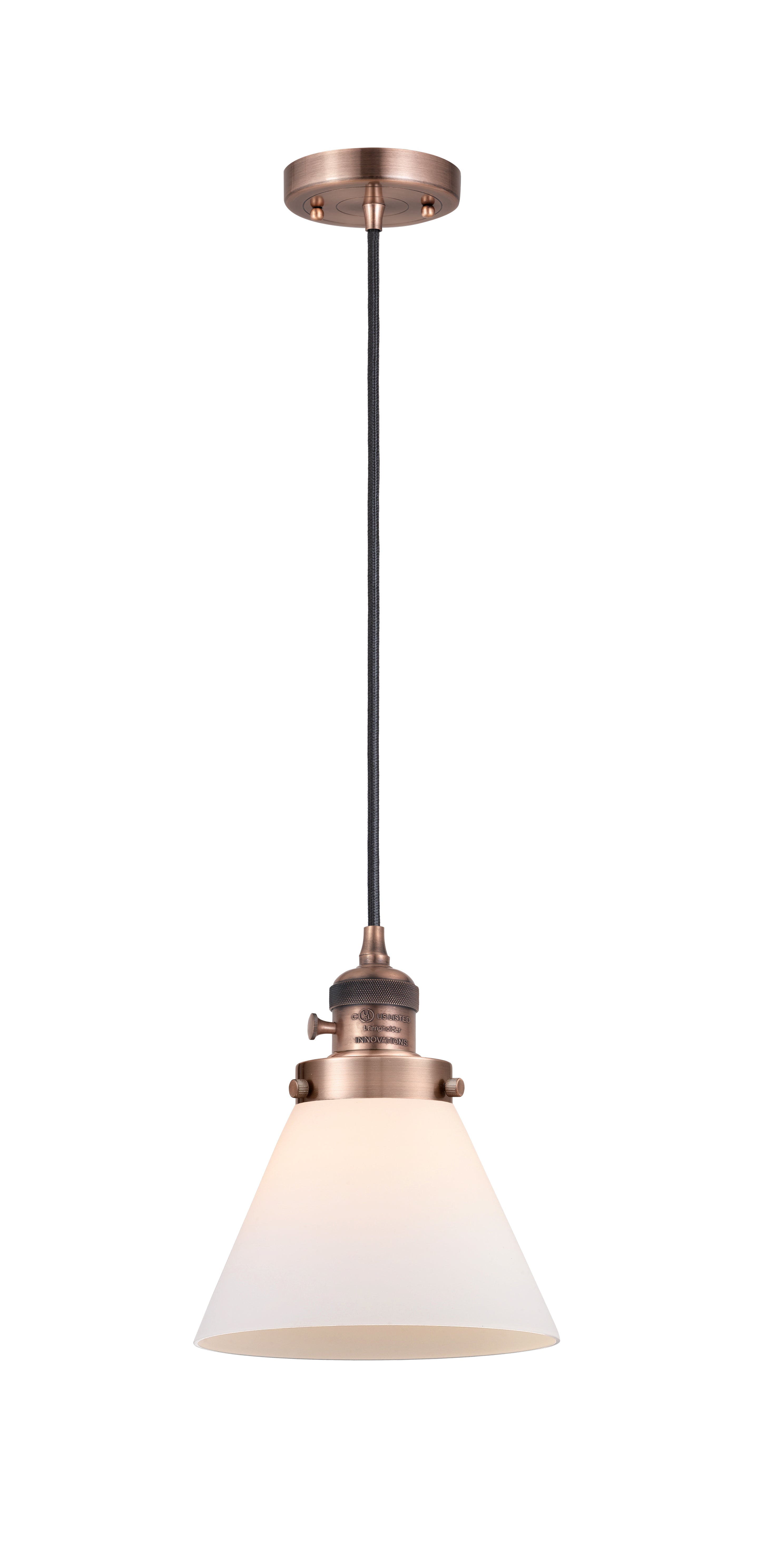 Franklin Restoration Mini Pendant Antique Brass