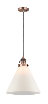 Franklin Restoration Antique Brass Cast Mini Pendant