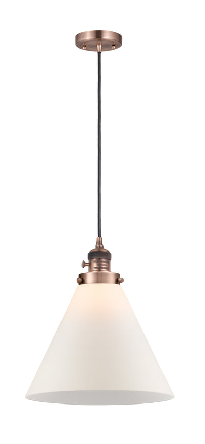 Franklin Restoration Antique Brass Cast Mini Pendant