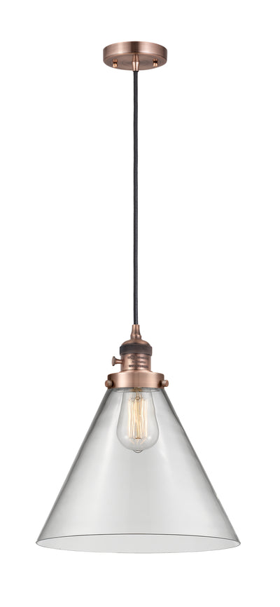 Franklin Restoration Mini Pendant Antique Brass