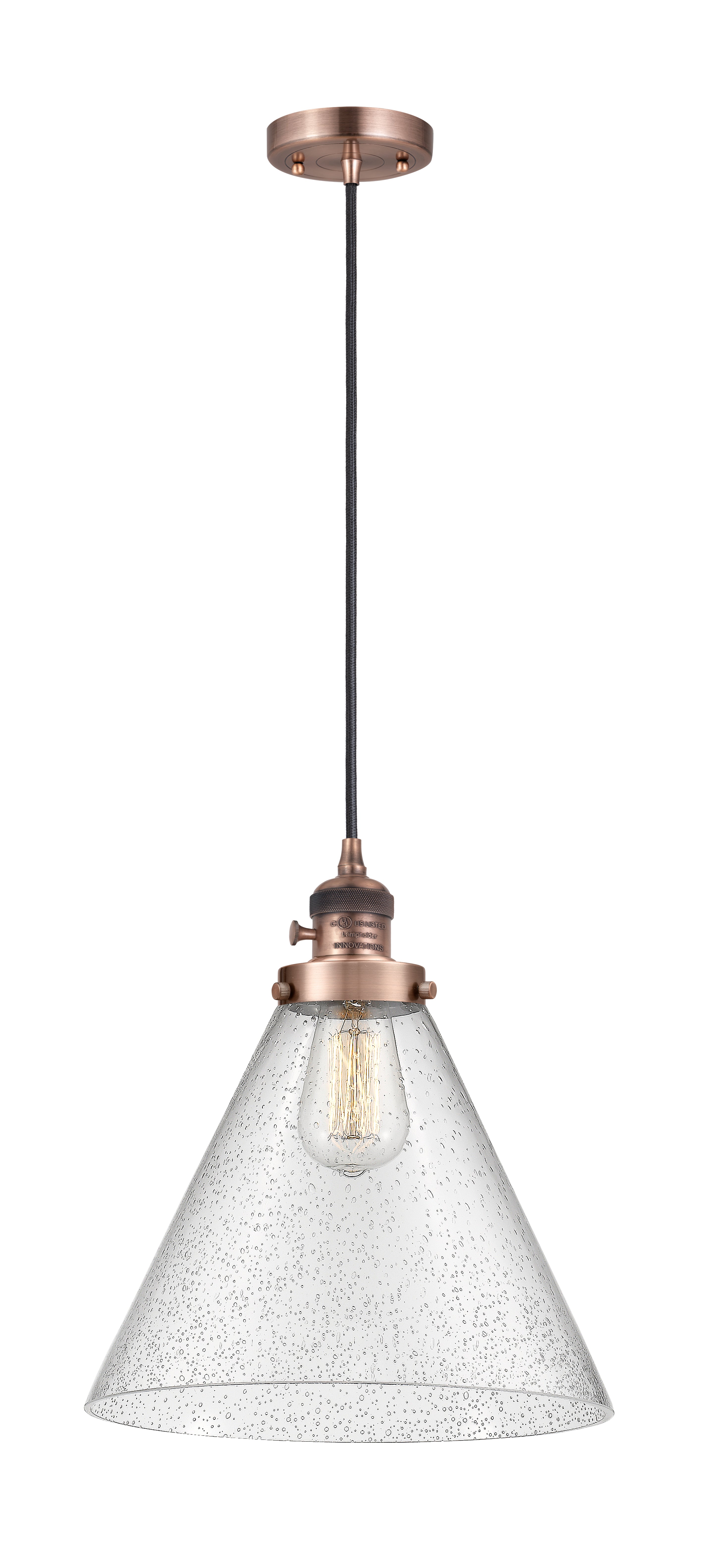 Franklin Restoration Mini Pendant Antique Brass