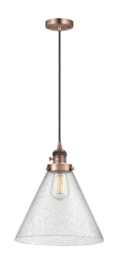 Franklin Restoration Antique Brass Cast Mini Pendant