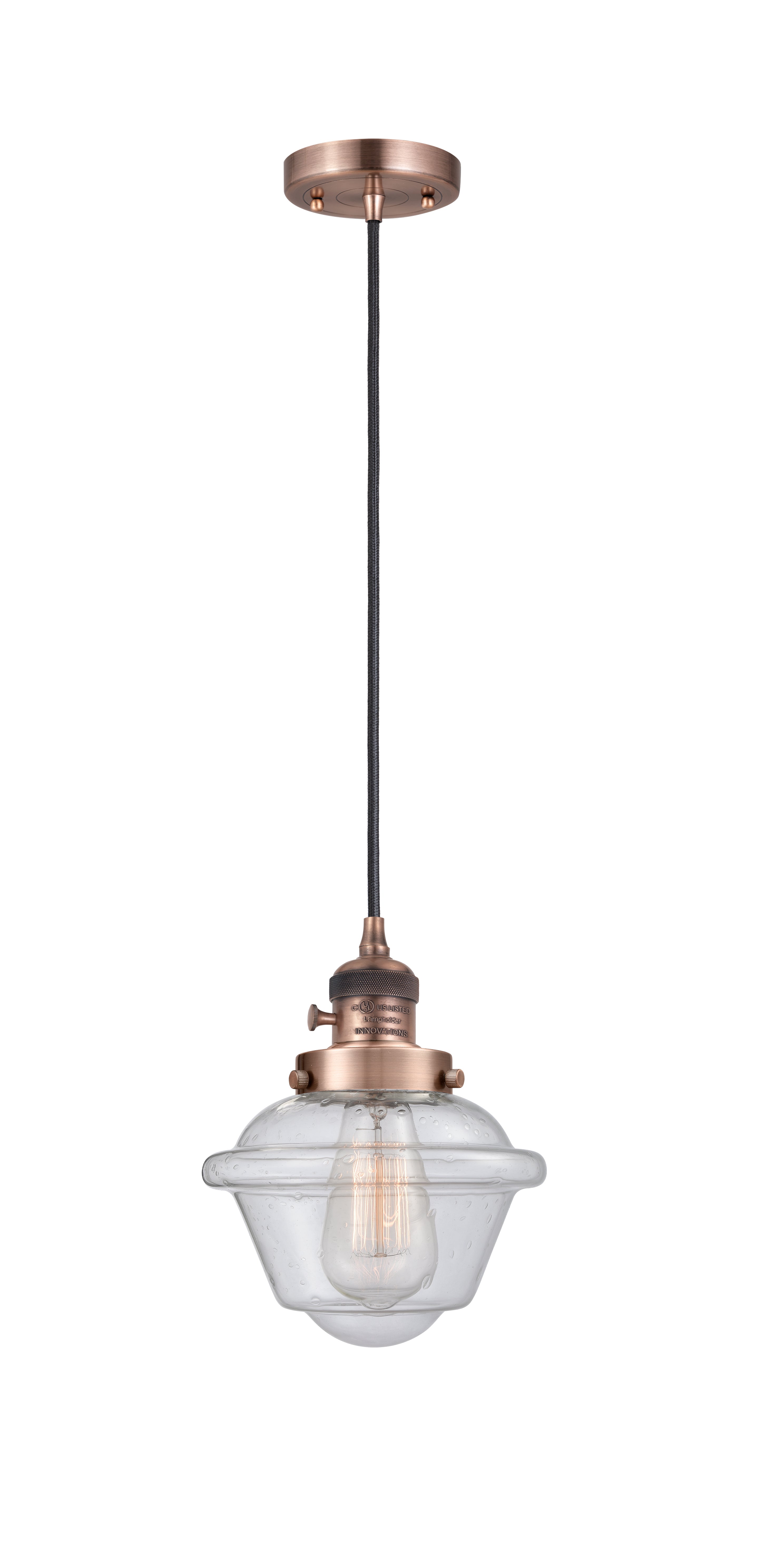 Franklin Restoration Mini Pendant Antique Brass