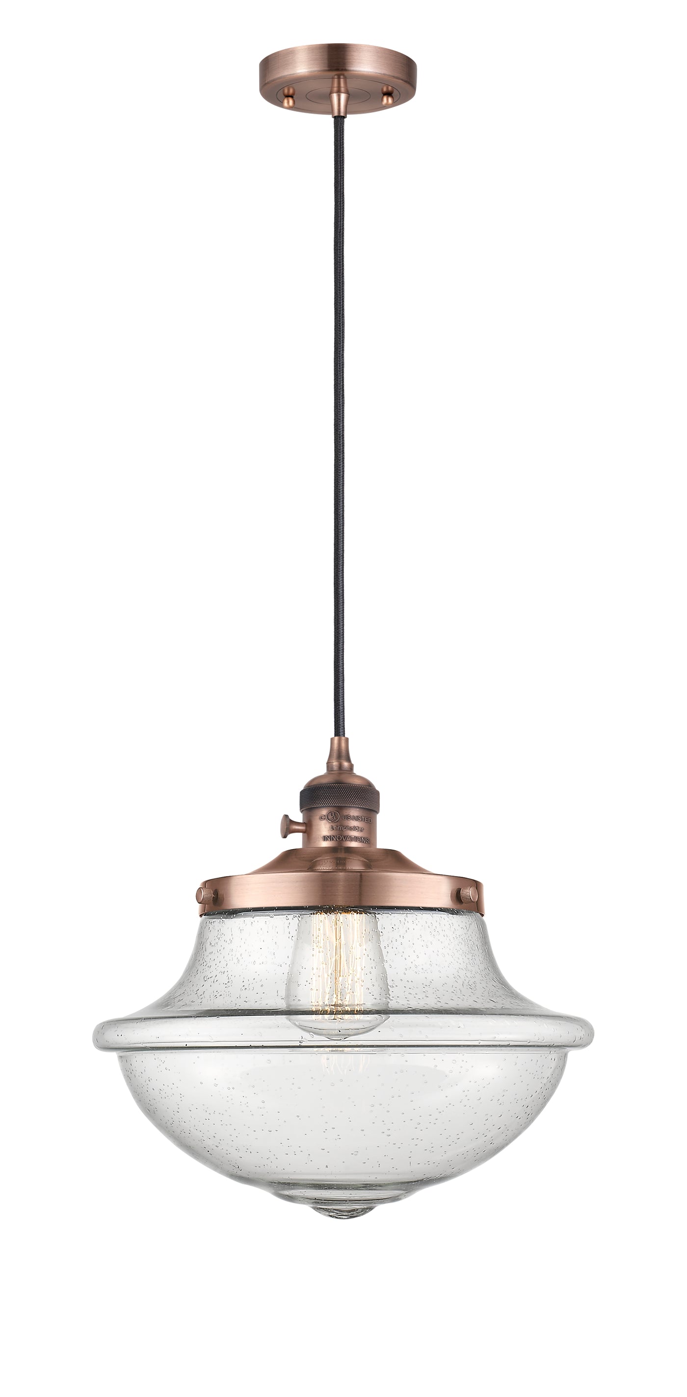 Franklin Restoration Mini Pendant Antique Brass
