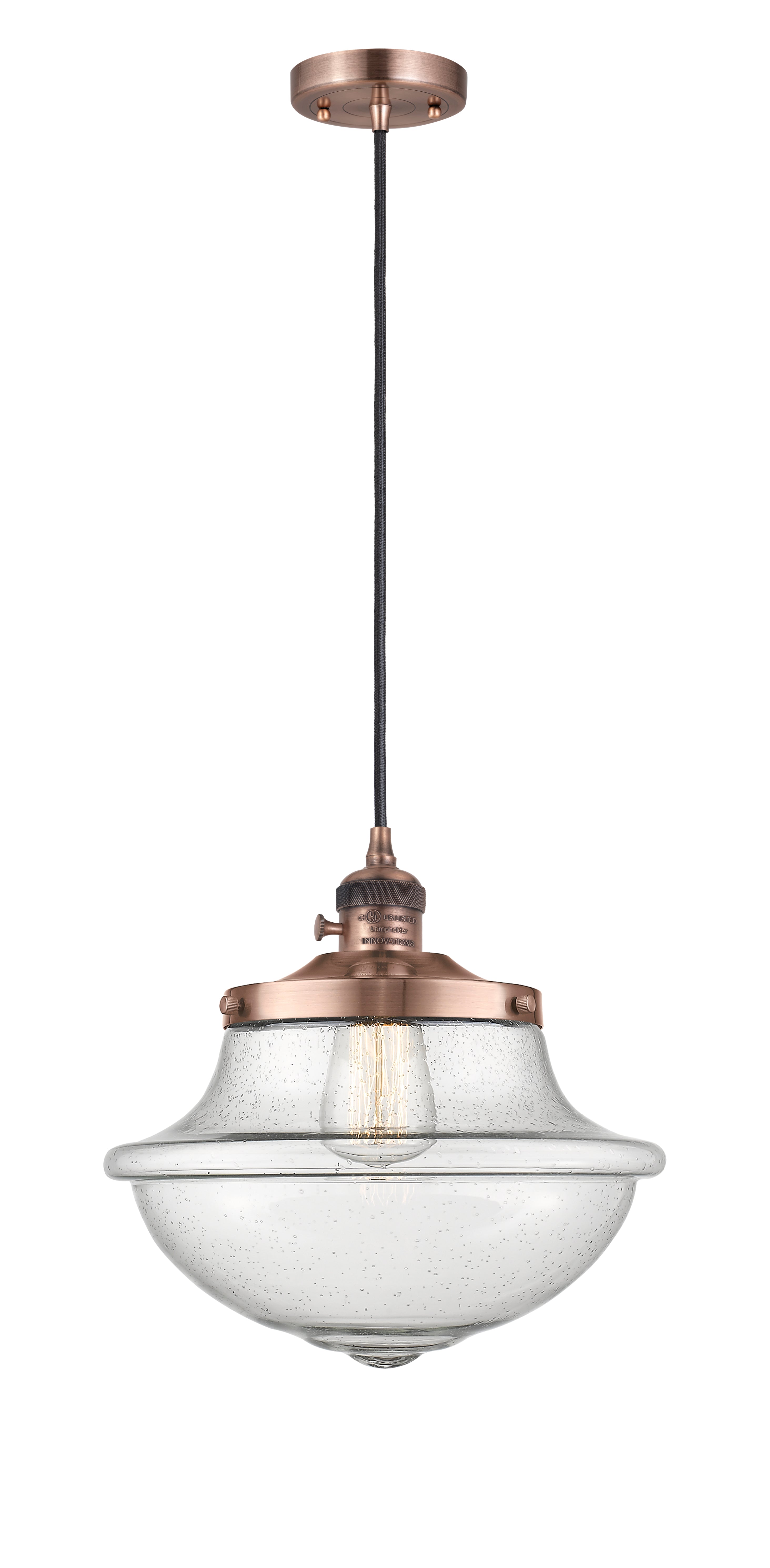 Franklin Restoration Mini Pendant Antique Brass