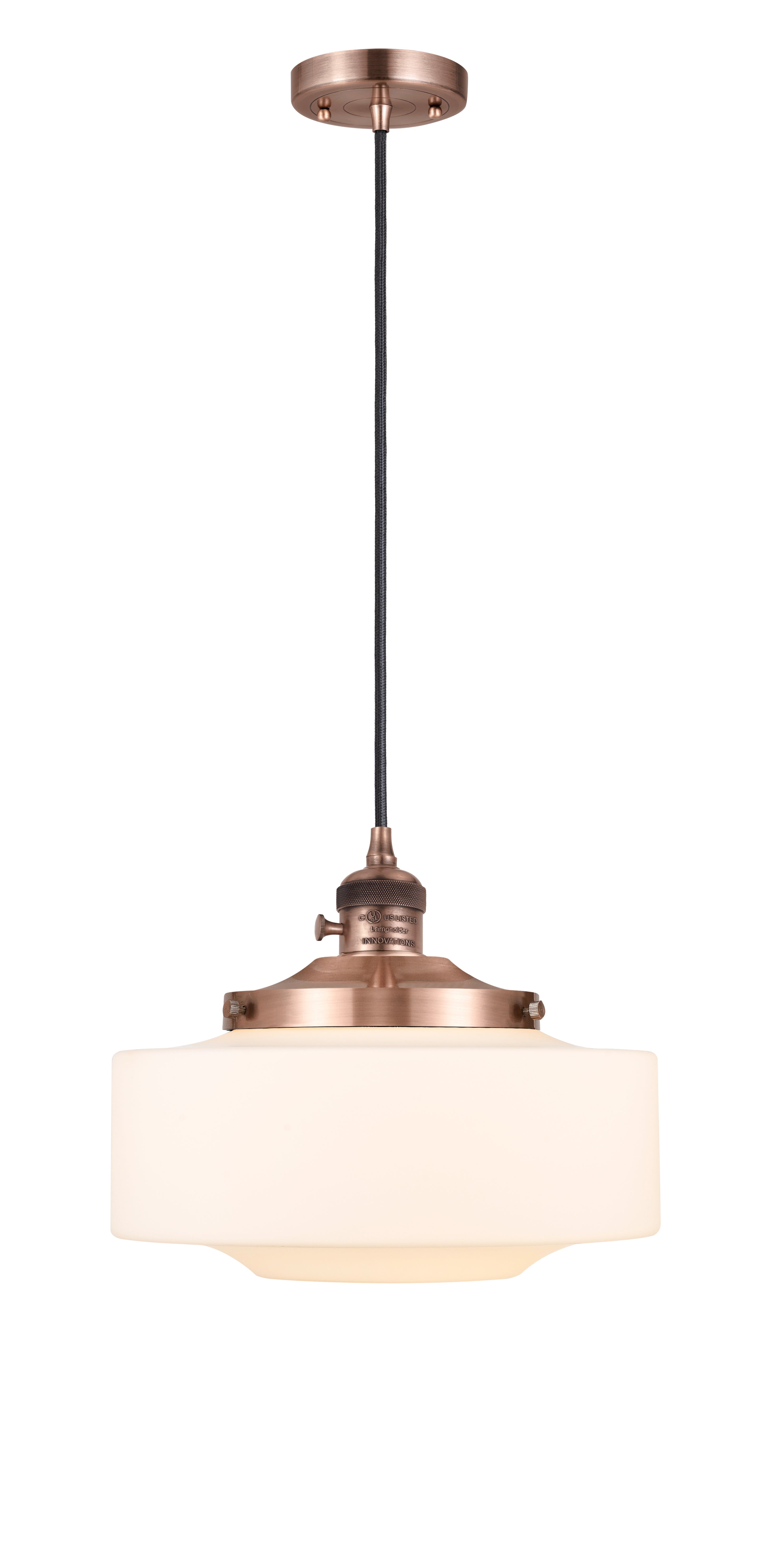 Franklin Restoration Mini Pendant Antique Brass