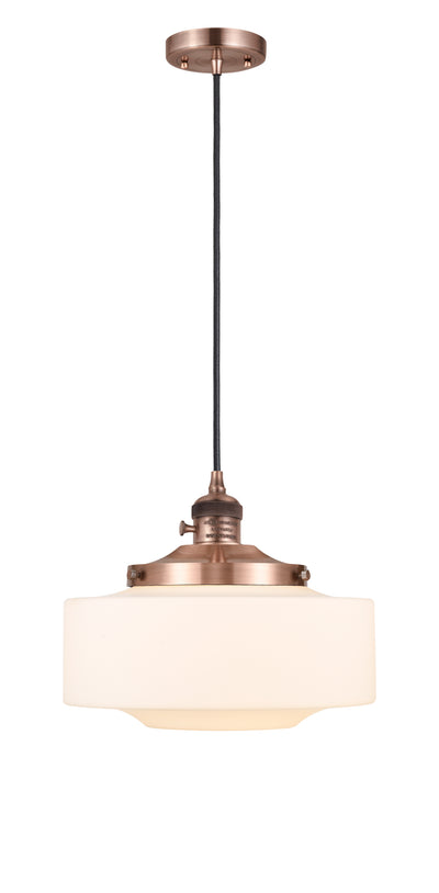 Franklin Restoration Mini Pendant Antique Brass