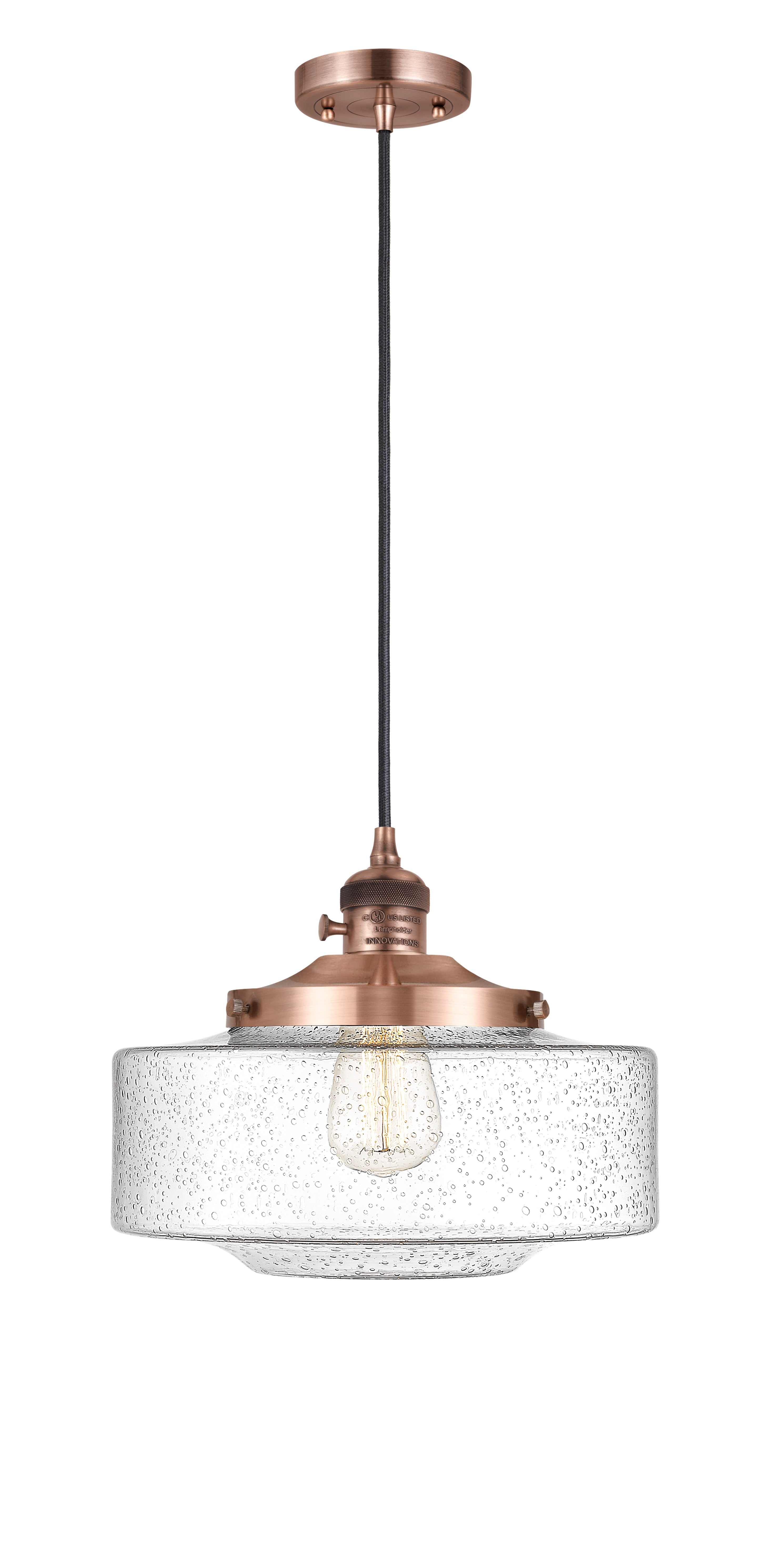 Franklin Restoration Mini Pendant Antique Brass