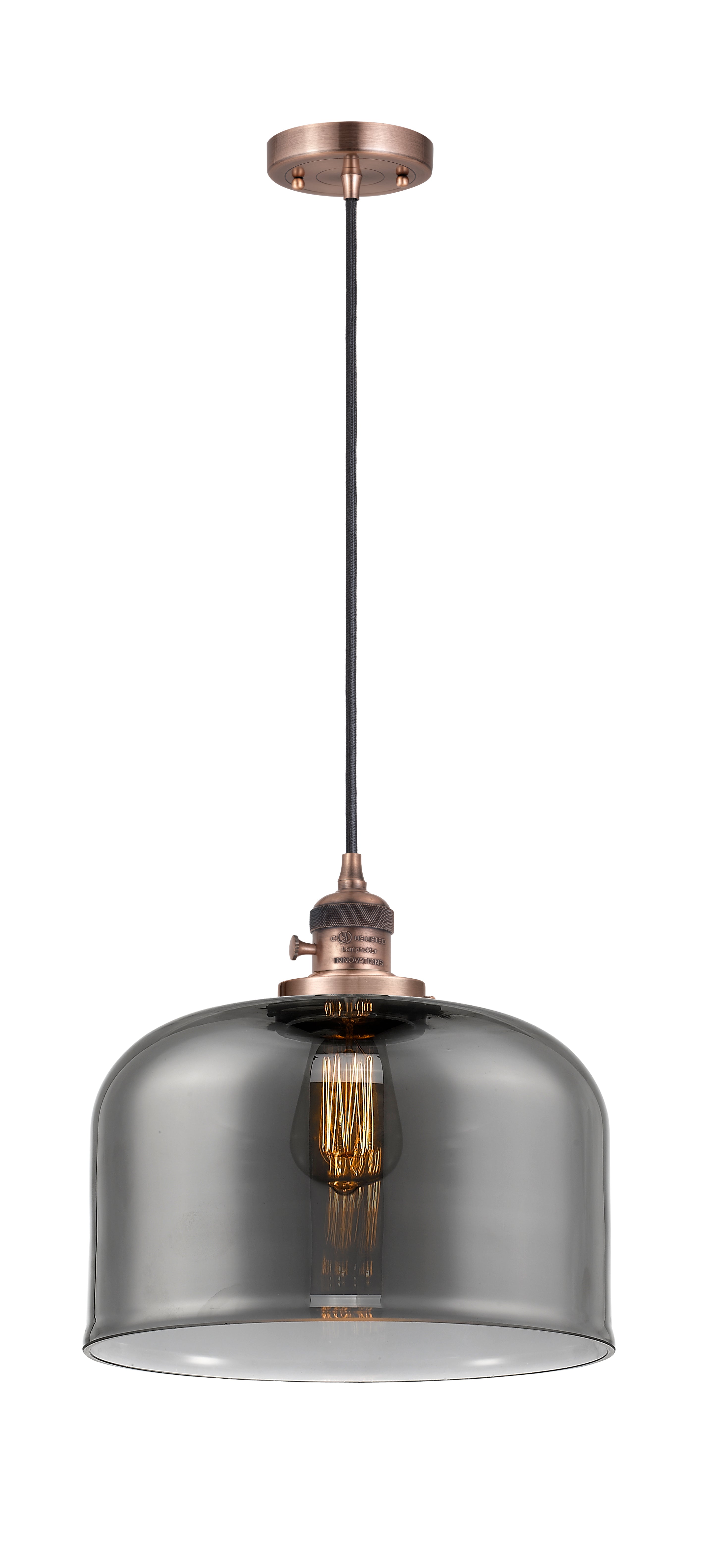 Franklin Restoration Mini Pendant Antique Brass
