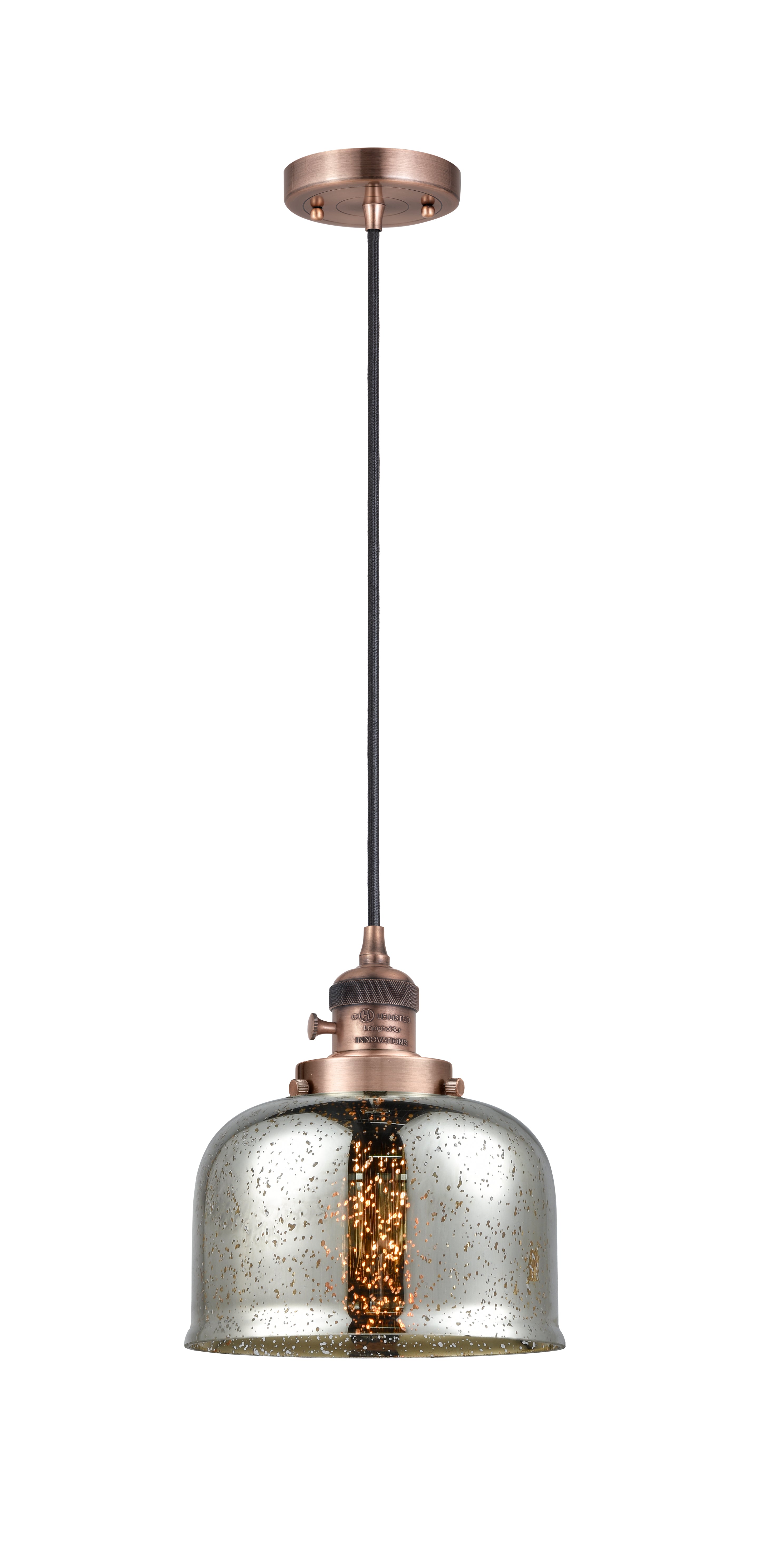 Franklin Restoration Mini Pendant Antique Brass