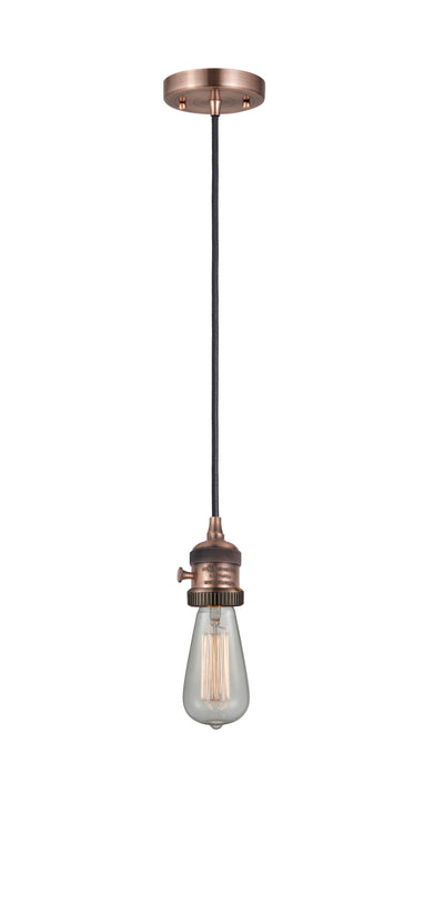 Franklin Restoration Mini Pendant Antique Brass