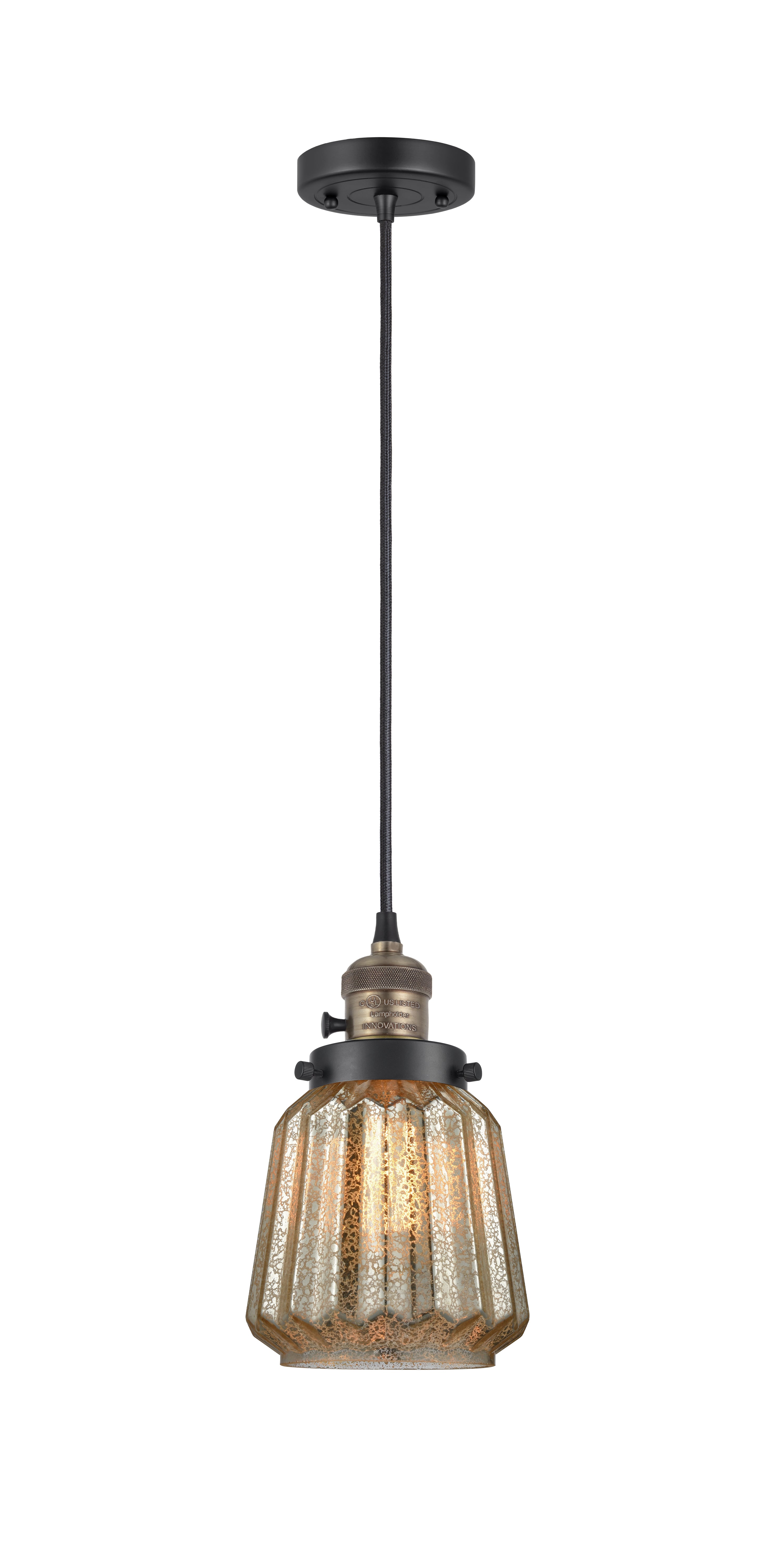 Franklin Restoration Mini Pendant Antique Brass