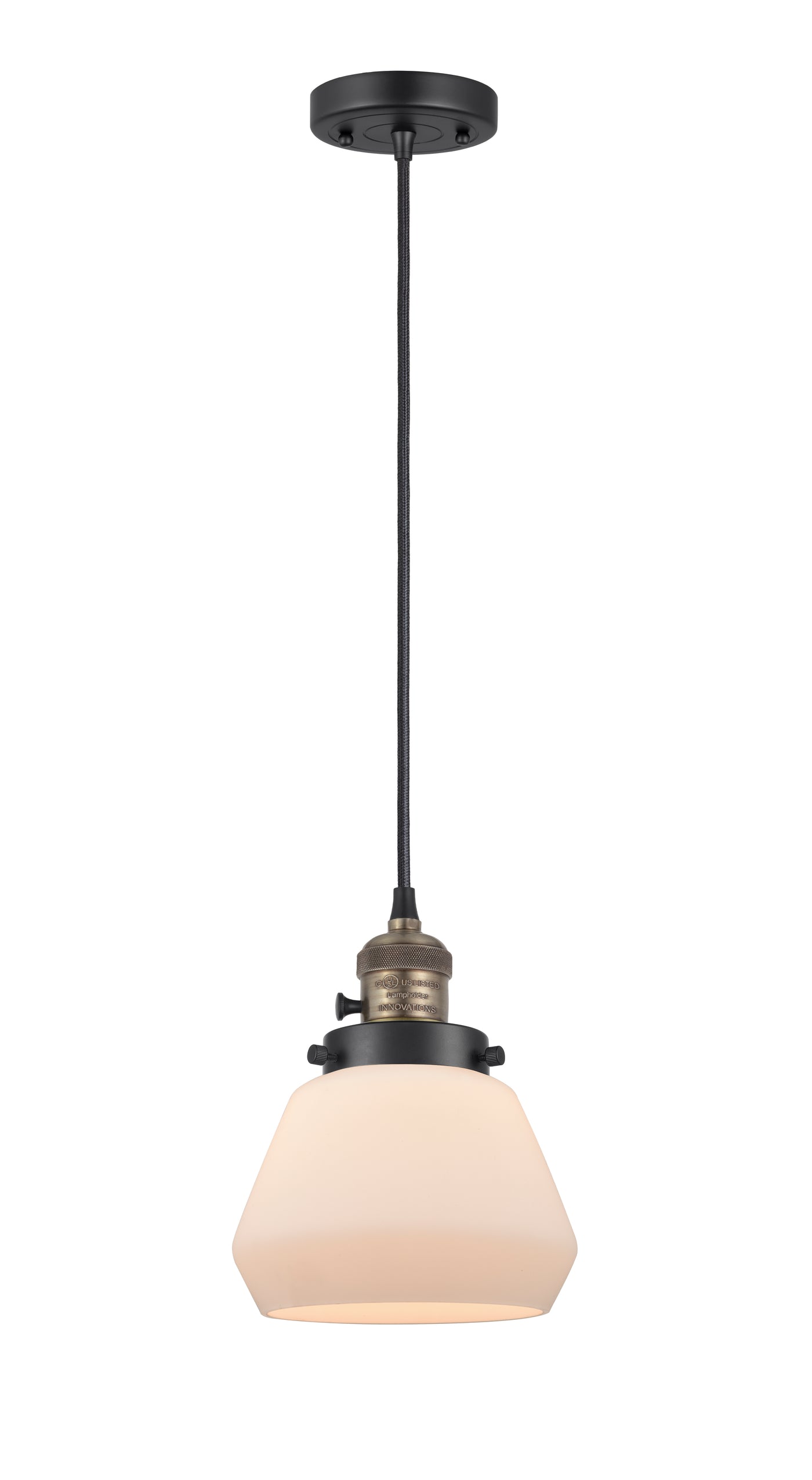 Franklin Restoration Mini Pendant Antique Brass