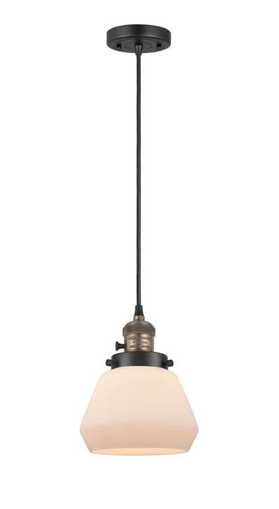 Franklin Restoration Mini Pendant 7 Inch Brass